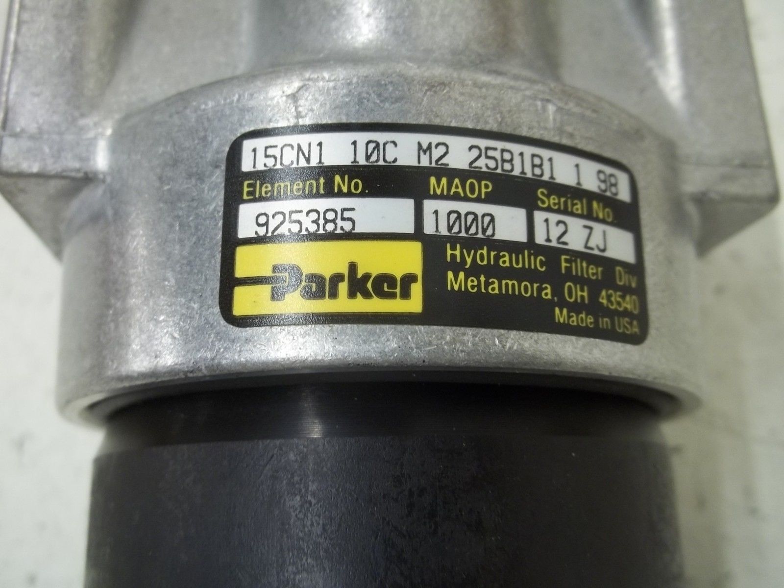 PARKER 15CN1 10C M2 25B1B1 1 98 FILTRATION NSMP