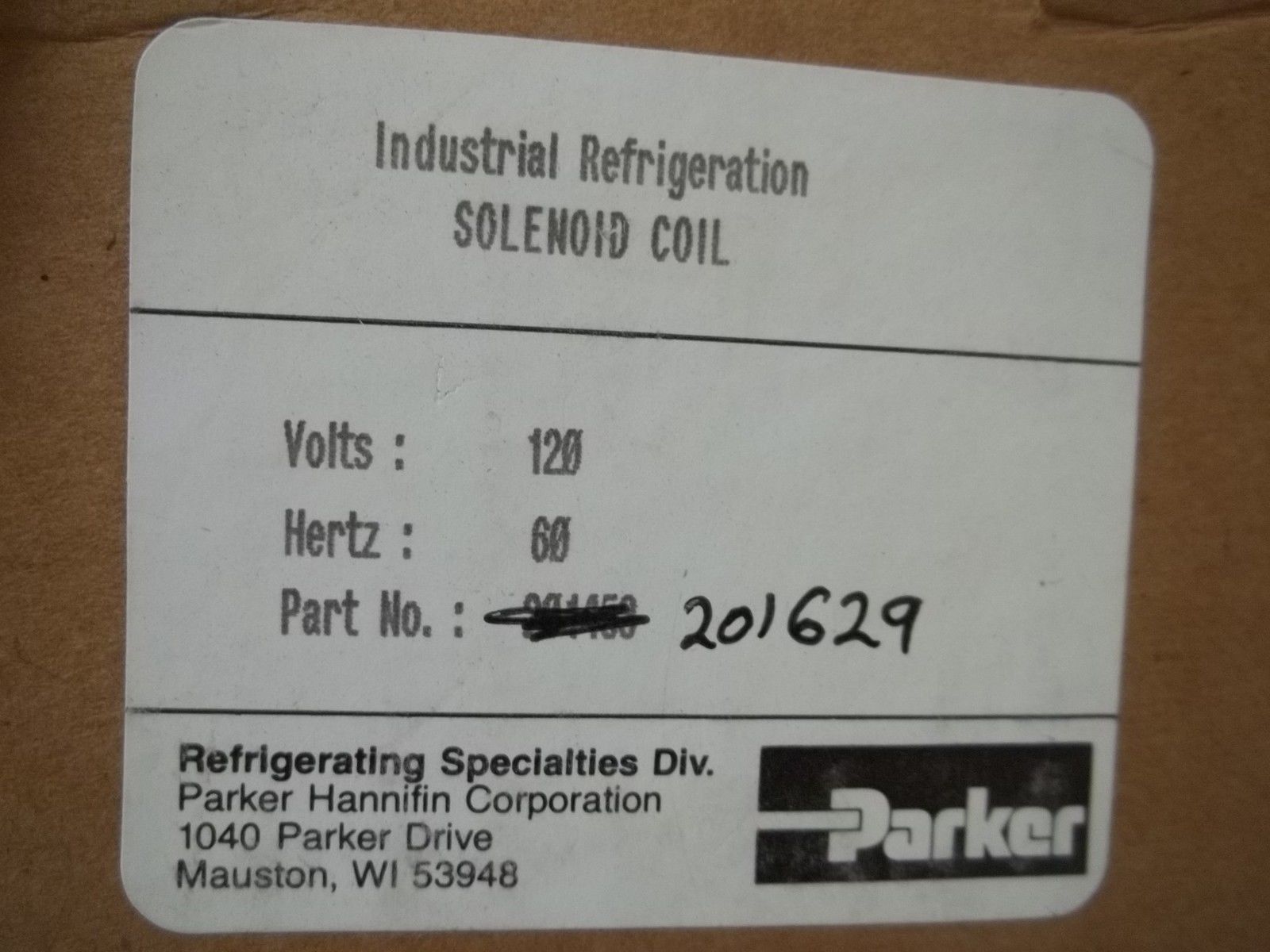 PARKER 201629 SOLENOID HOUSING KIT NSMP