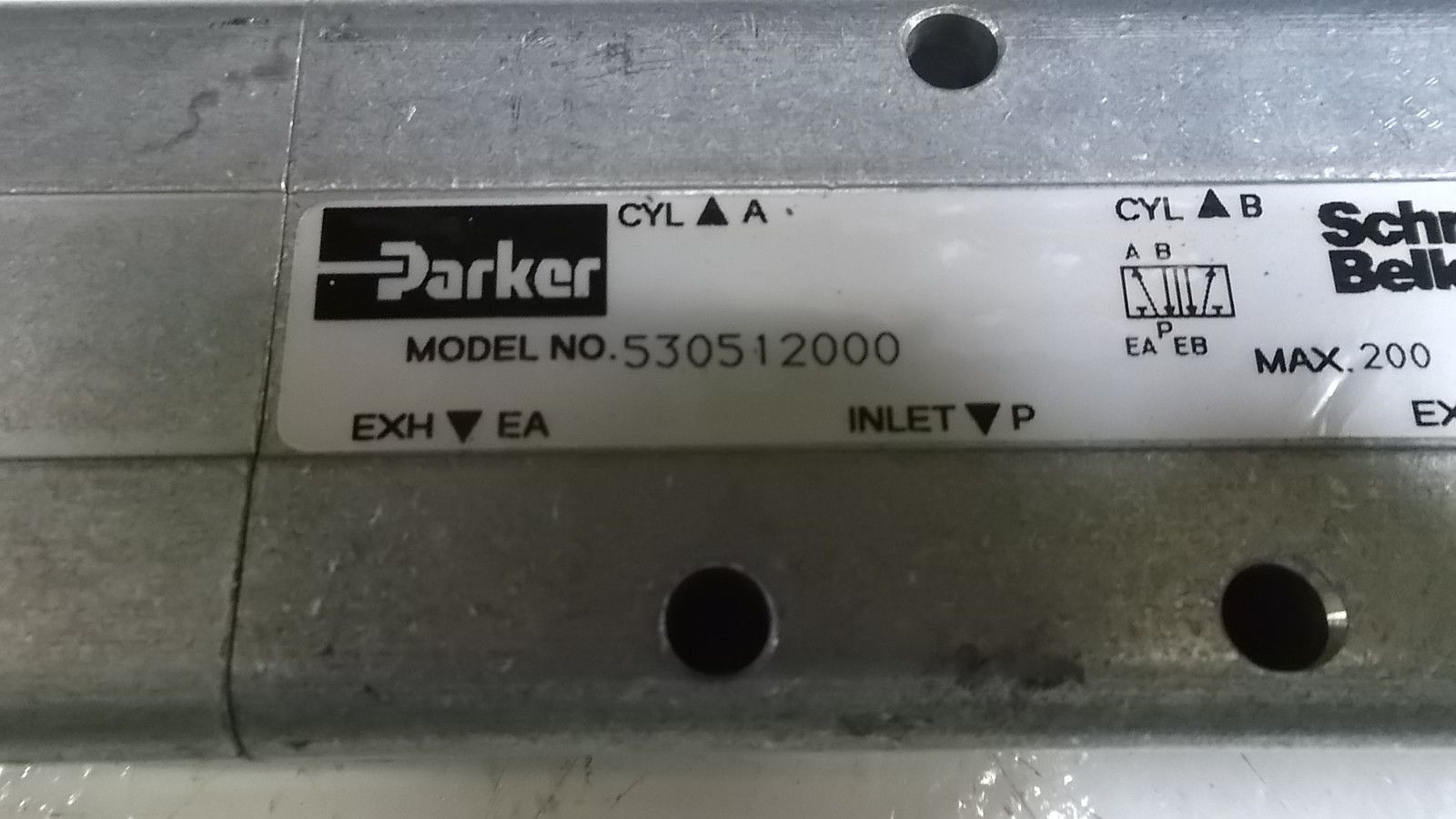 PARKER 530512000 VALVE UNMP