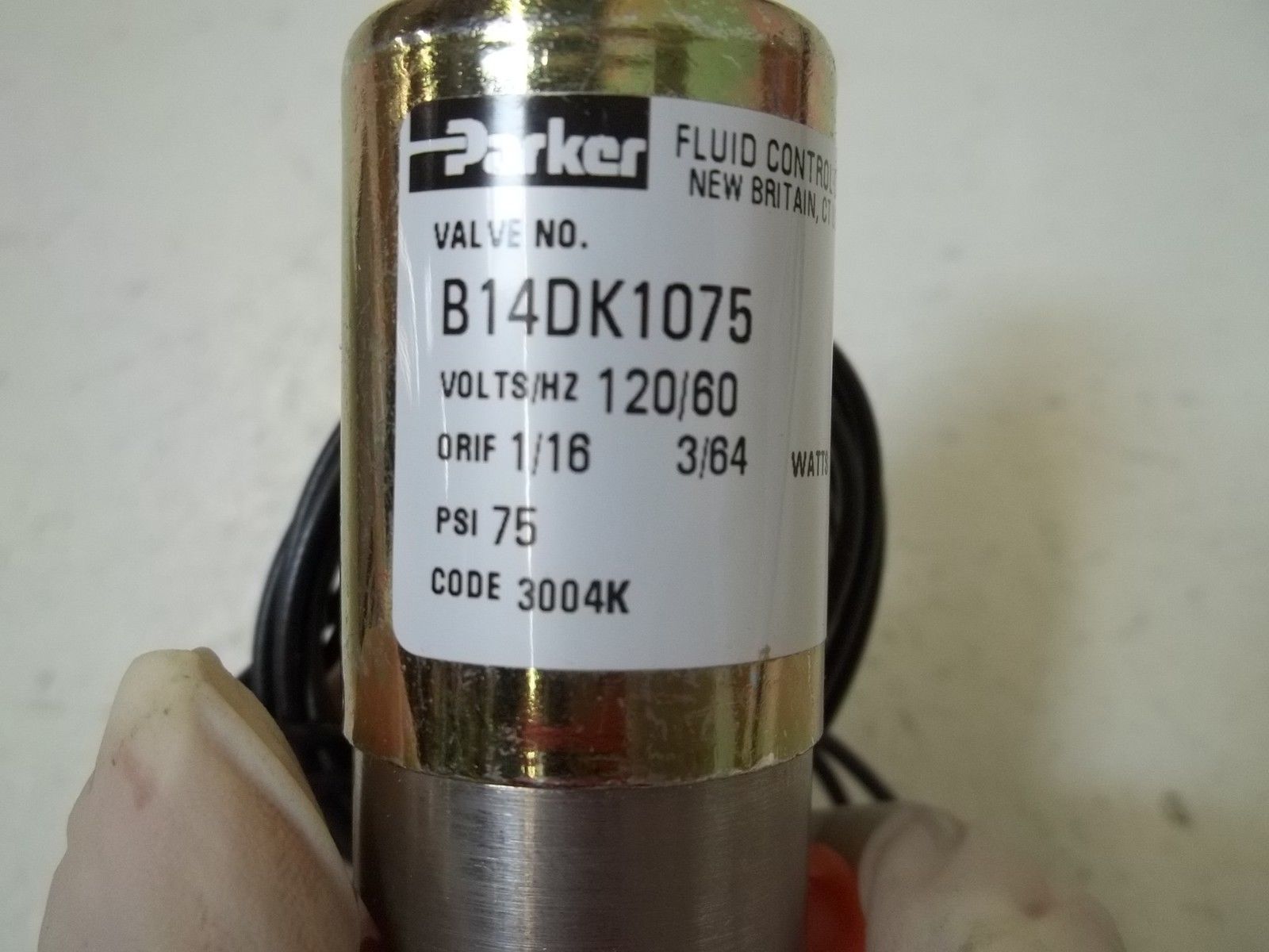 PARKER B14DK1075AB6AC7 SKINNER VALVE NSMP