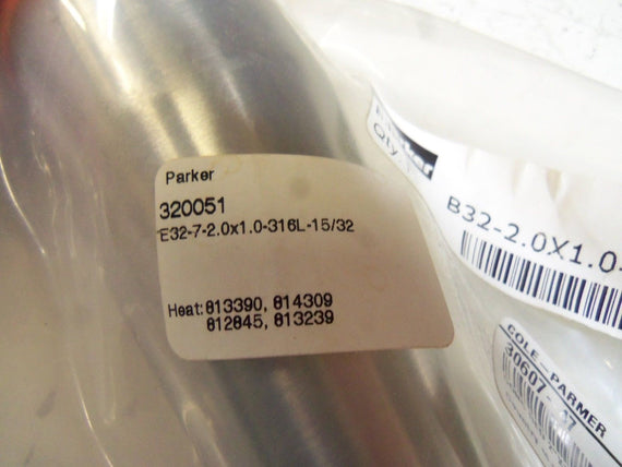 PARKER B32-2.0x1.0-316L-SFF4 *NEW IN FACTORY BAG*