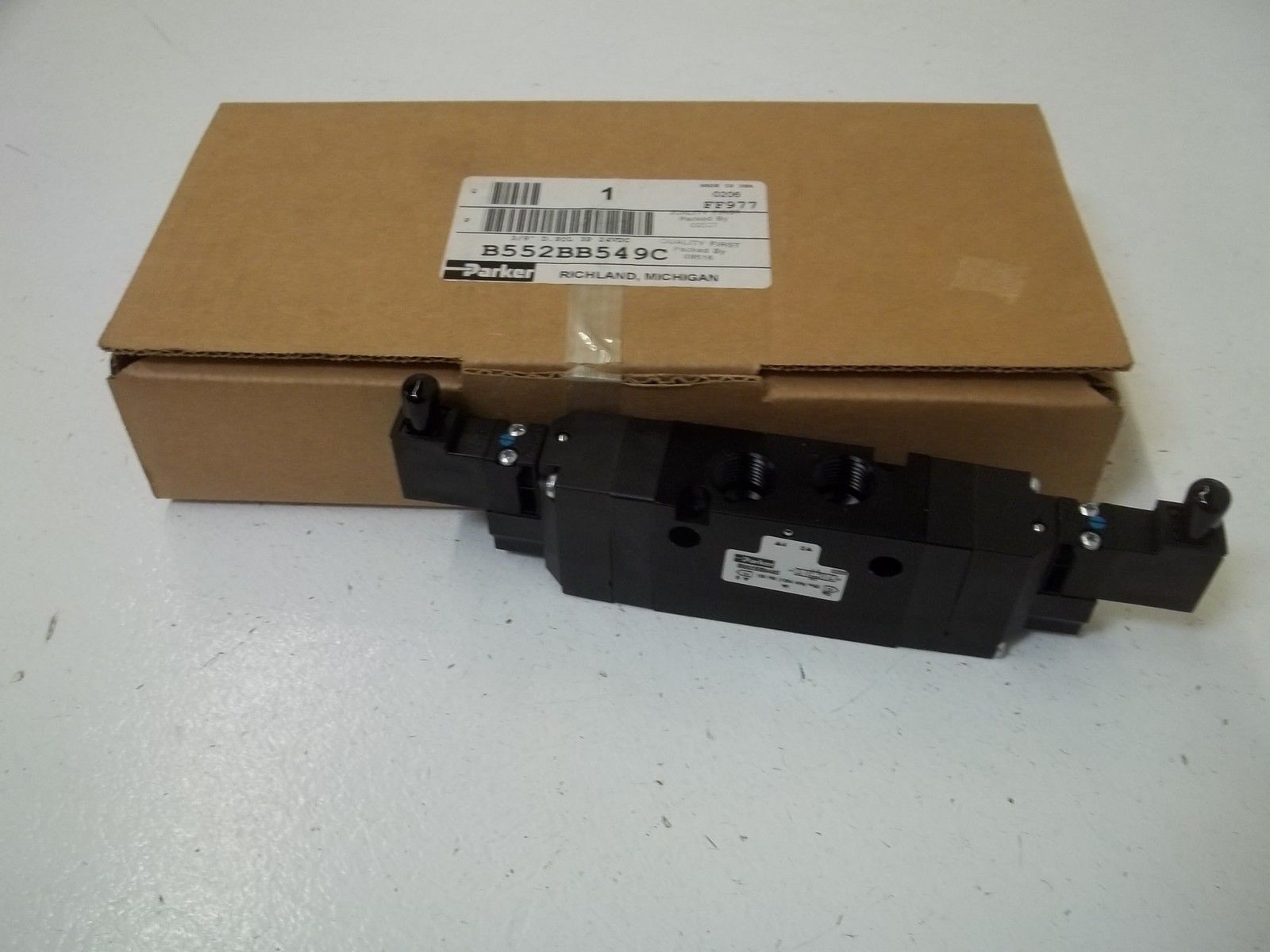 PARKER B552BB459C 3/8" D.SOL 3P 24VDC NSMP