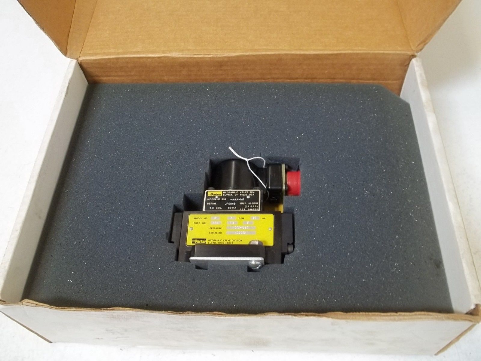 PARKER BD155GPM50MA PNEUMATIC VALVE UNMP