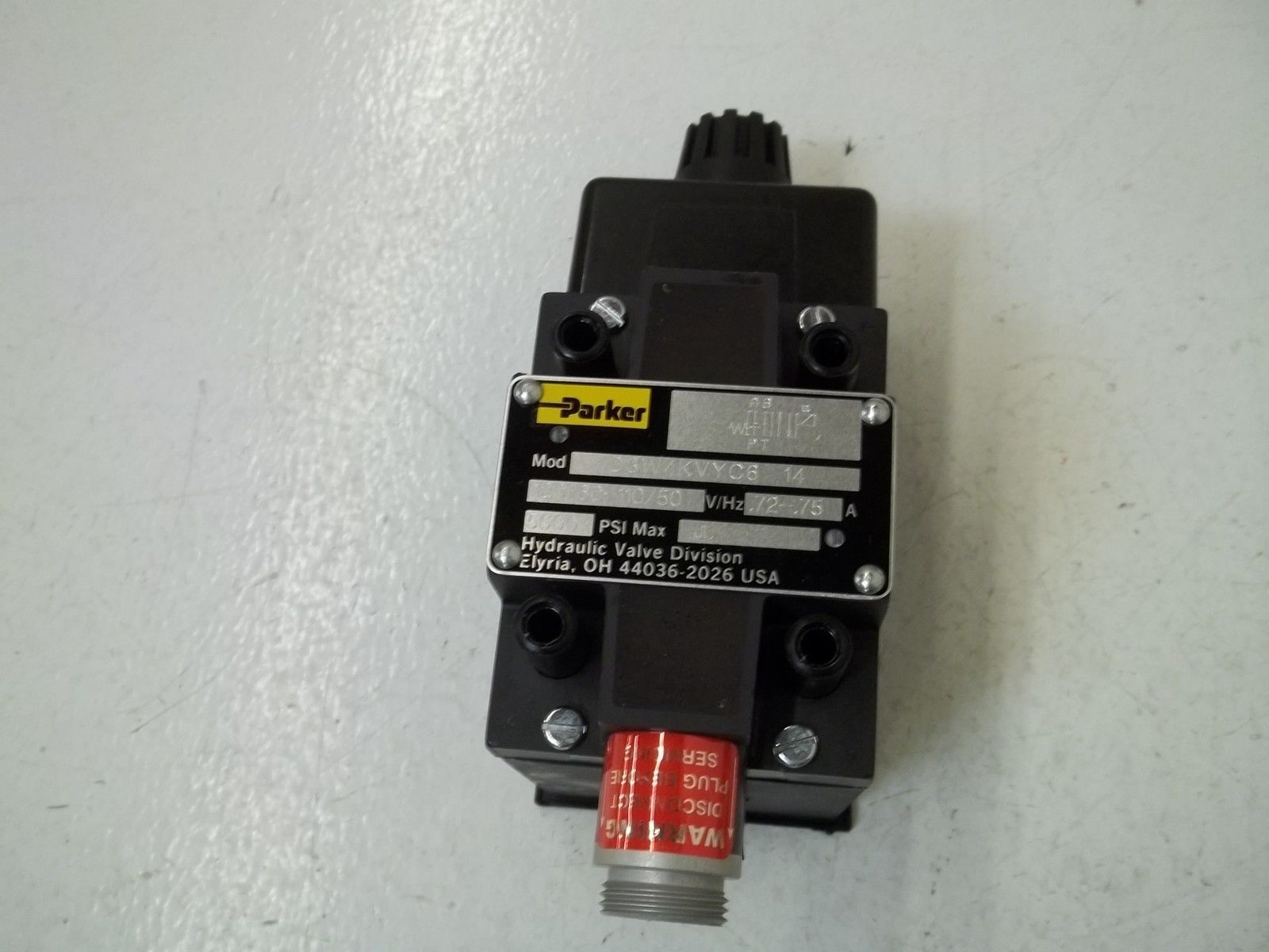 PARKER D3W4KVYC6 HYDRAULIC VALVE NSMP