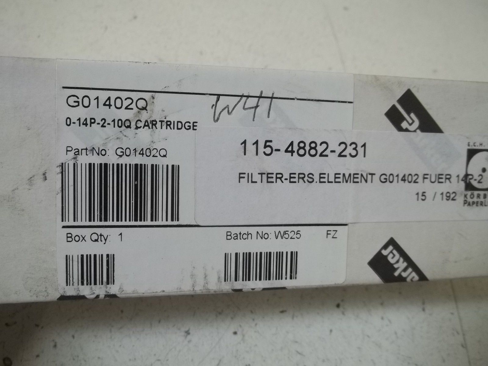 PARKER G01402Q NSMP