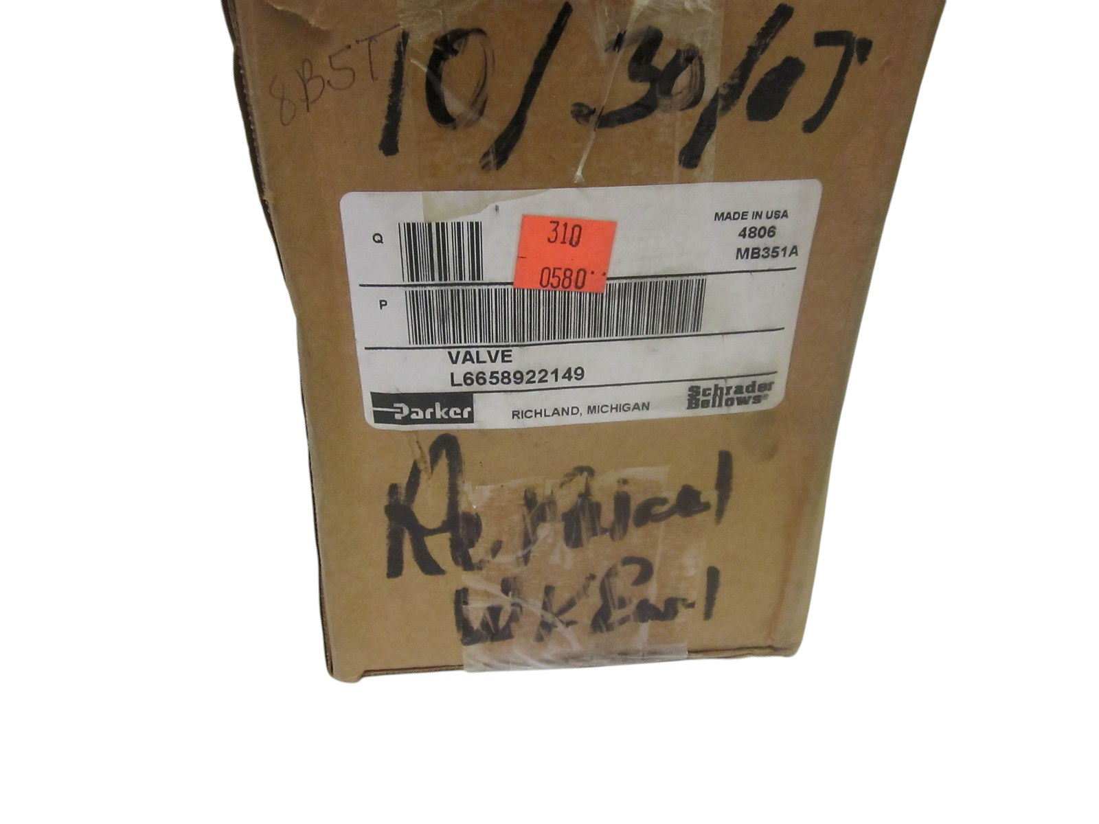 PARKER L6658922149 VALVE  UNMP