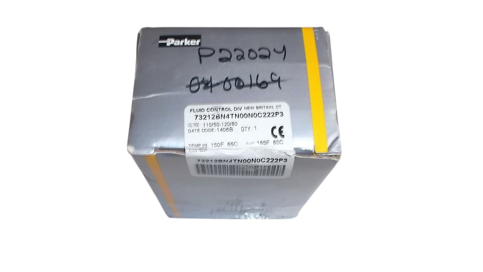 PARKER SOLENOID VALVE 73212BN4TN0C222P3 SEALED