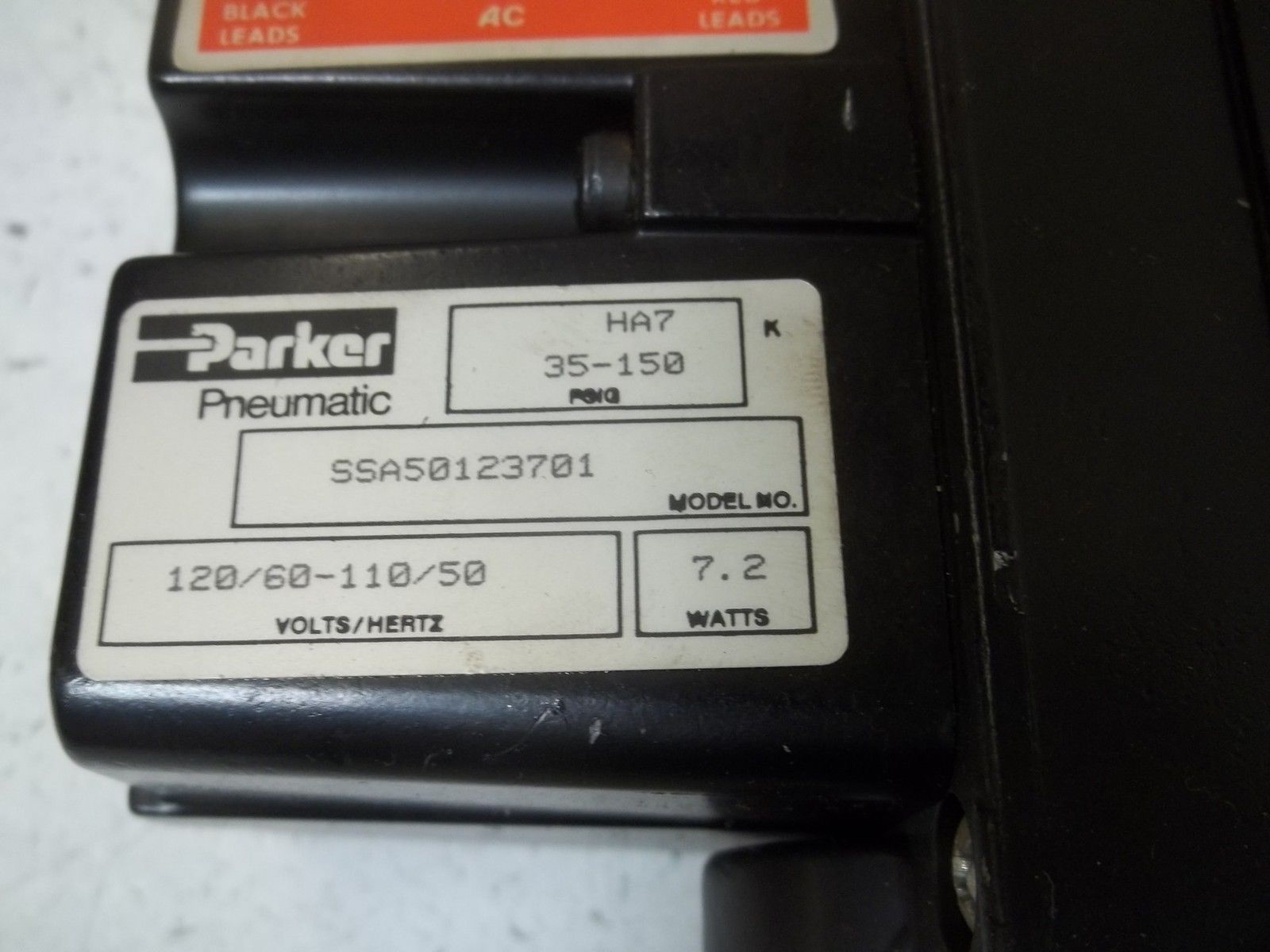 PARKER SSA50123701 UNMP