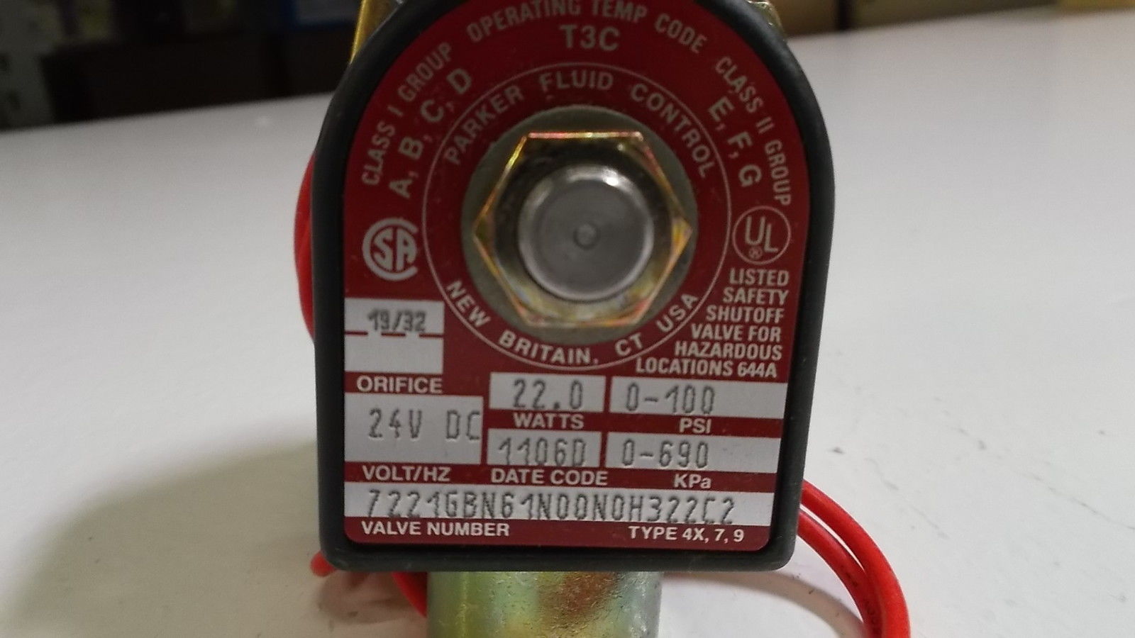 PARKER VALVE 72216BN61N00N0H322C2 NSMP