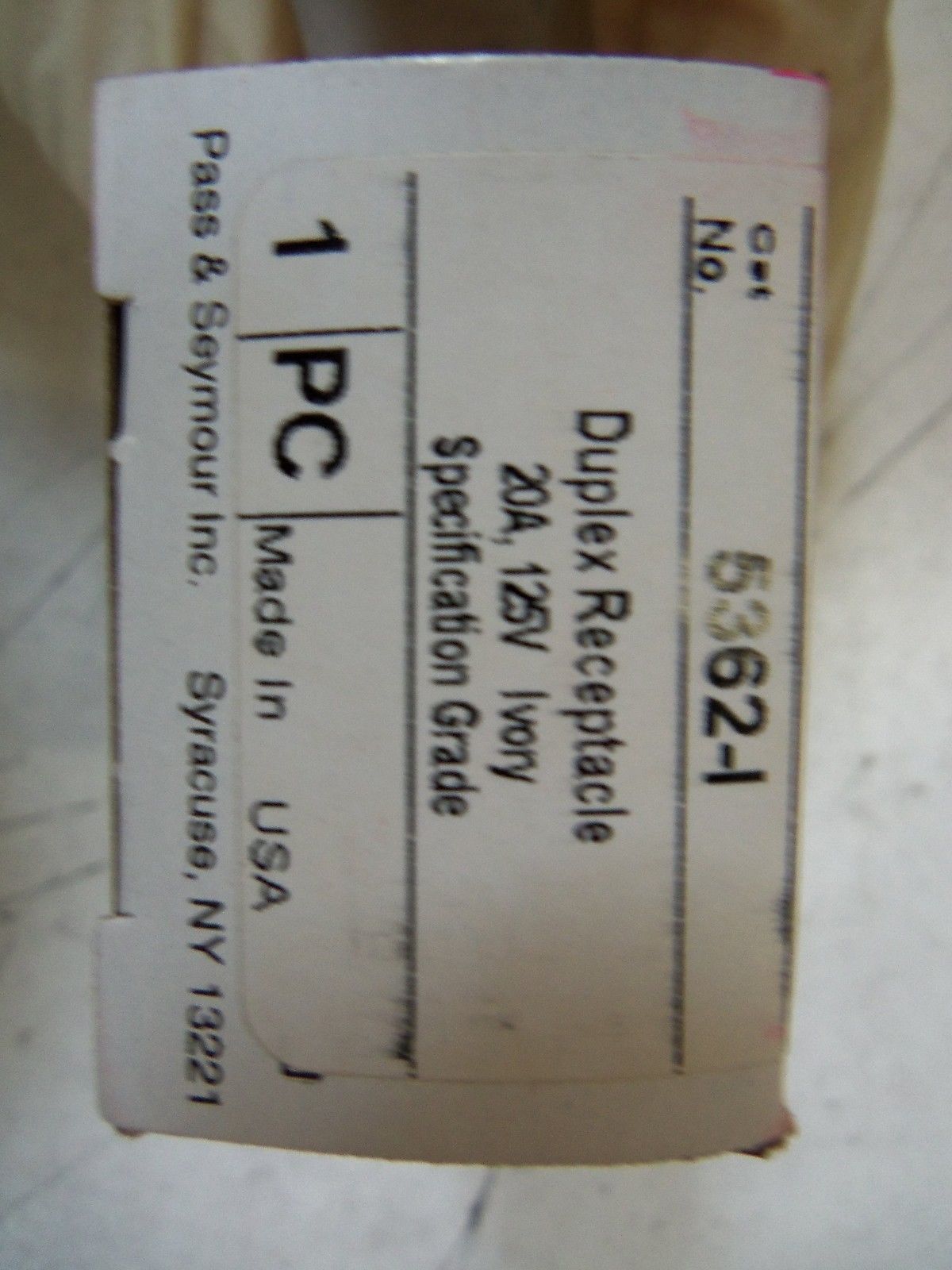 PASS & SEYMOUR 5362-I *NEW IN BOX*