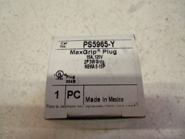 PASS & SEYMOUR PS5965-Y PLUG NSMP