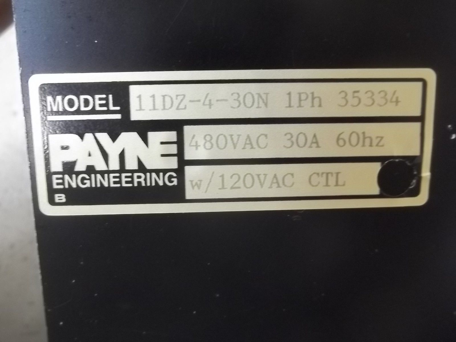 PAYNE ENGINEERING 11DZ-4-30N SOLID STATE RELAY NSNP
