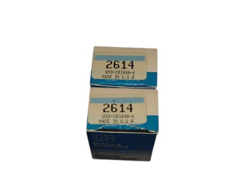 LOT OF 2 P& B  W58-XB1A4A-6 NSMP