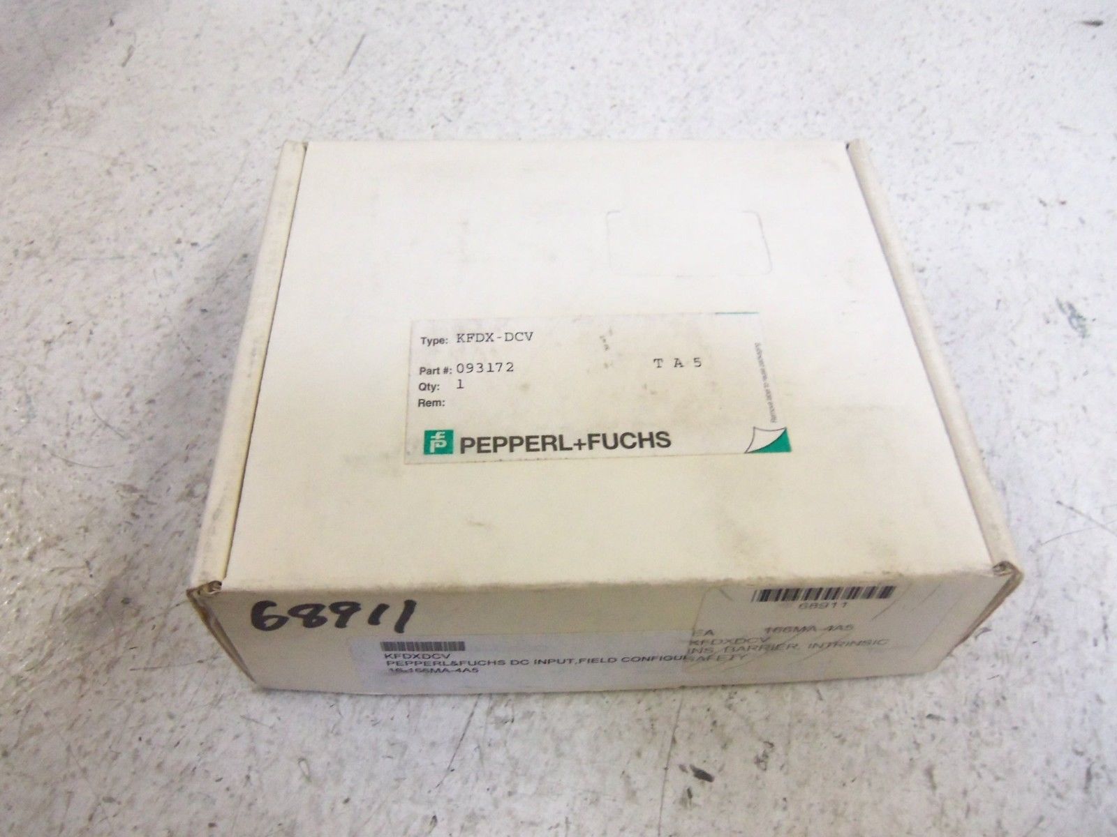 PEPPERL+FUCHS KFDX-DCV DC INPUT FIELD CONFIGURABLE ISOLATOR *NEW IN BOX*