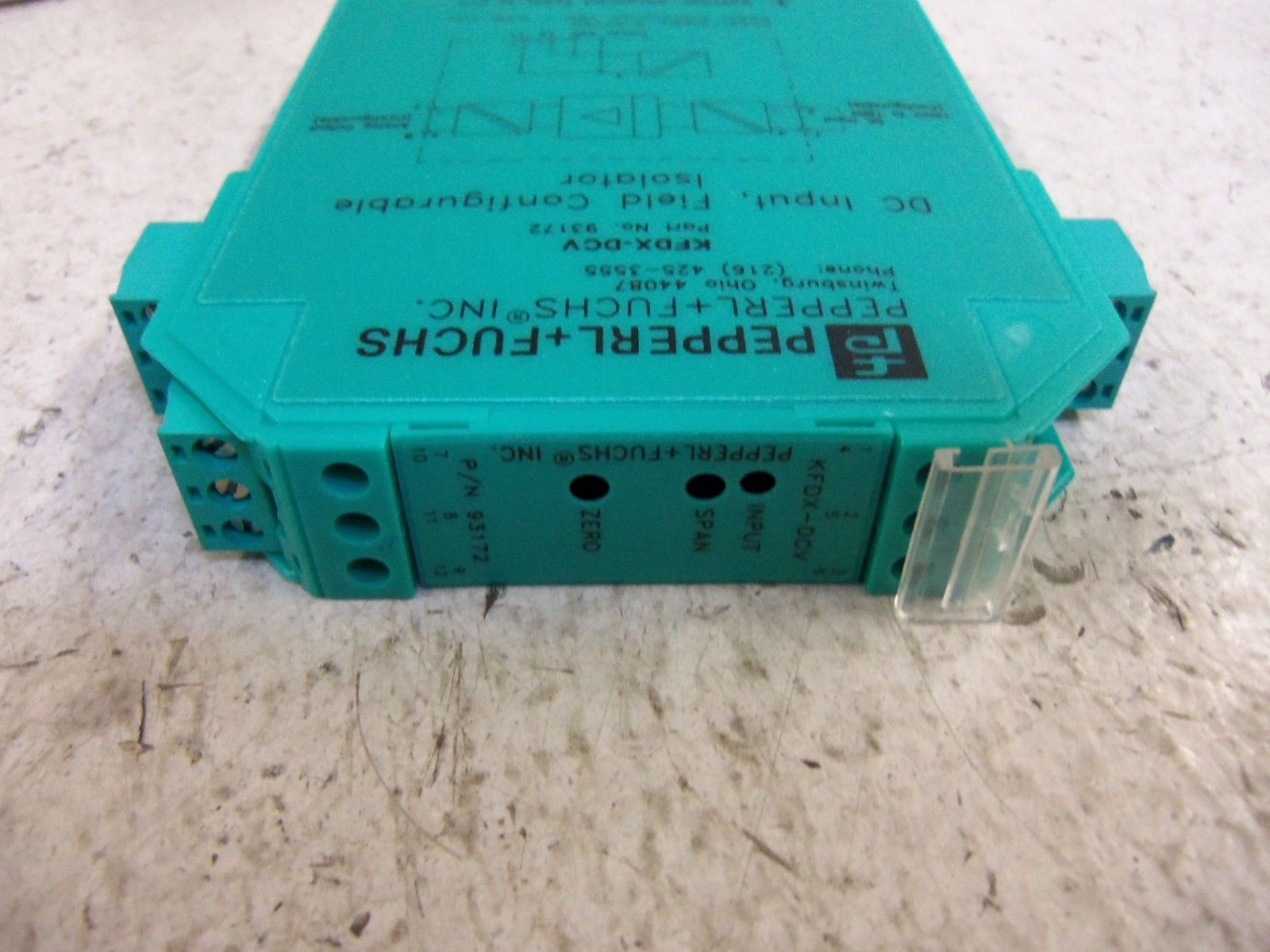 PEPPERL+FUCHS KFDX-DCV DC INPUT FIELD CONFIGURABLE ISOLATOR *NEW IN BOX*