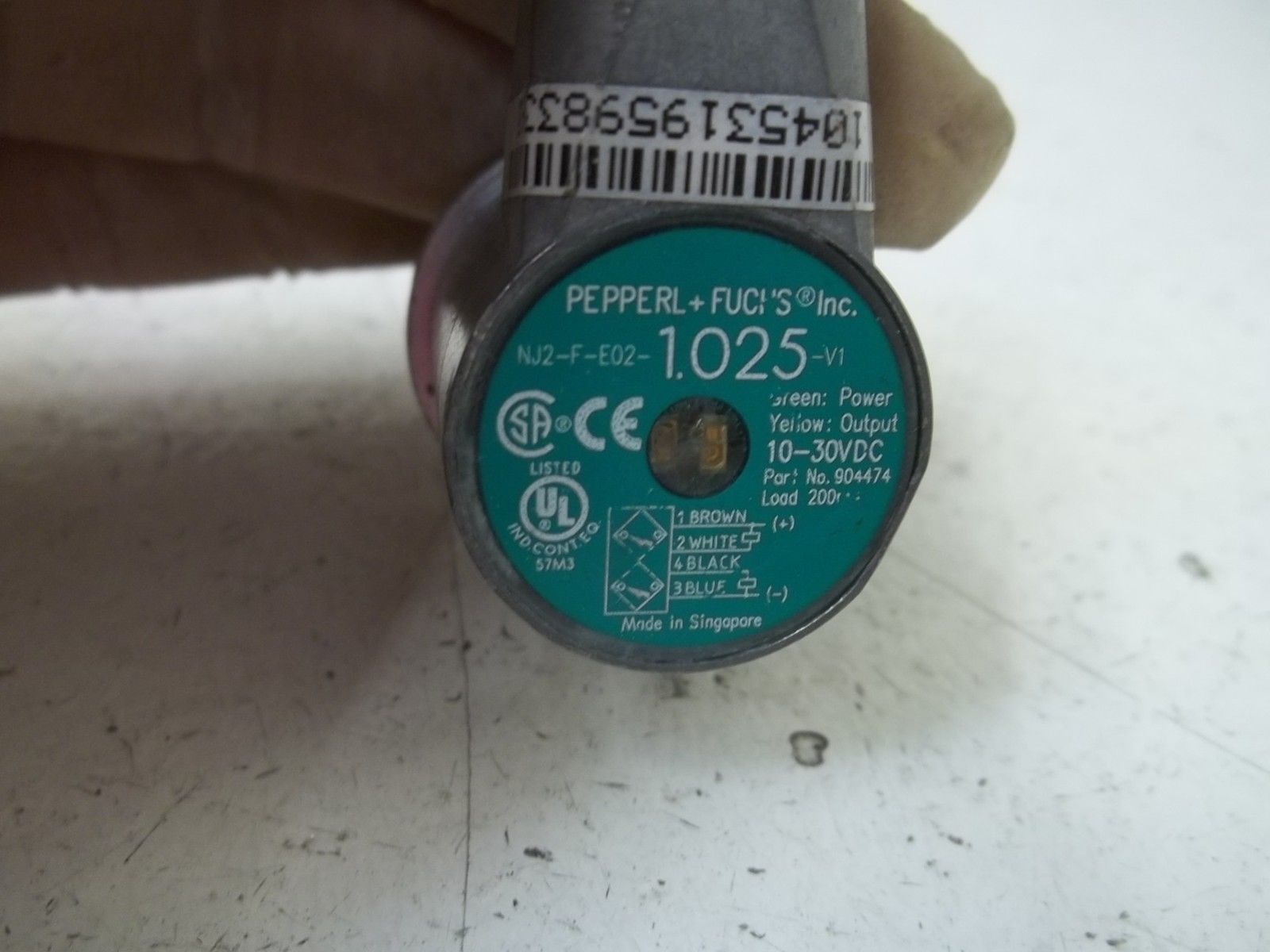 PEPPERL+FUCHS NJ2-F-E02-1.025-V1 PROXIMITY SWITCH UNMP