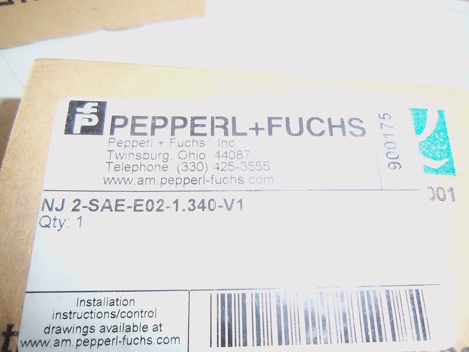 PEPPERL+FUCHS NJ2-SAE-E02-1.340-V1 * NEW IN BOX*