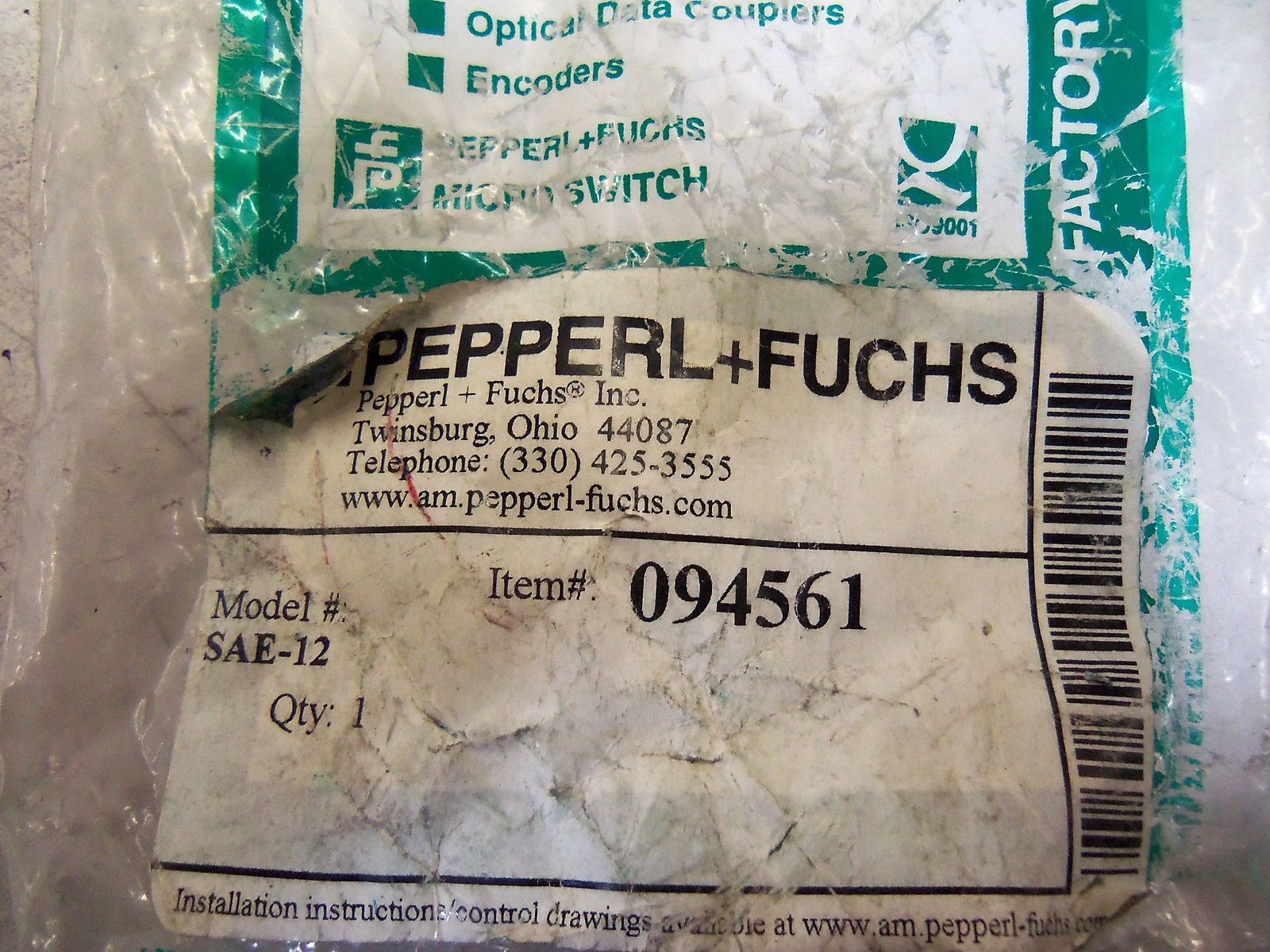 PEPPERL+FUCHS SAE-12 *USED*