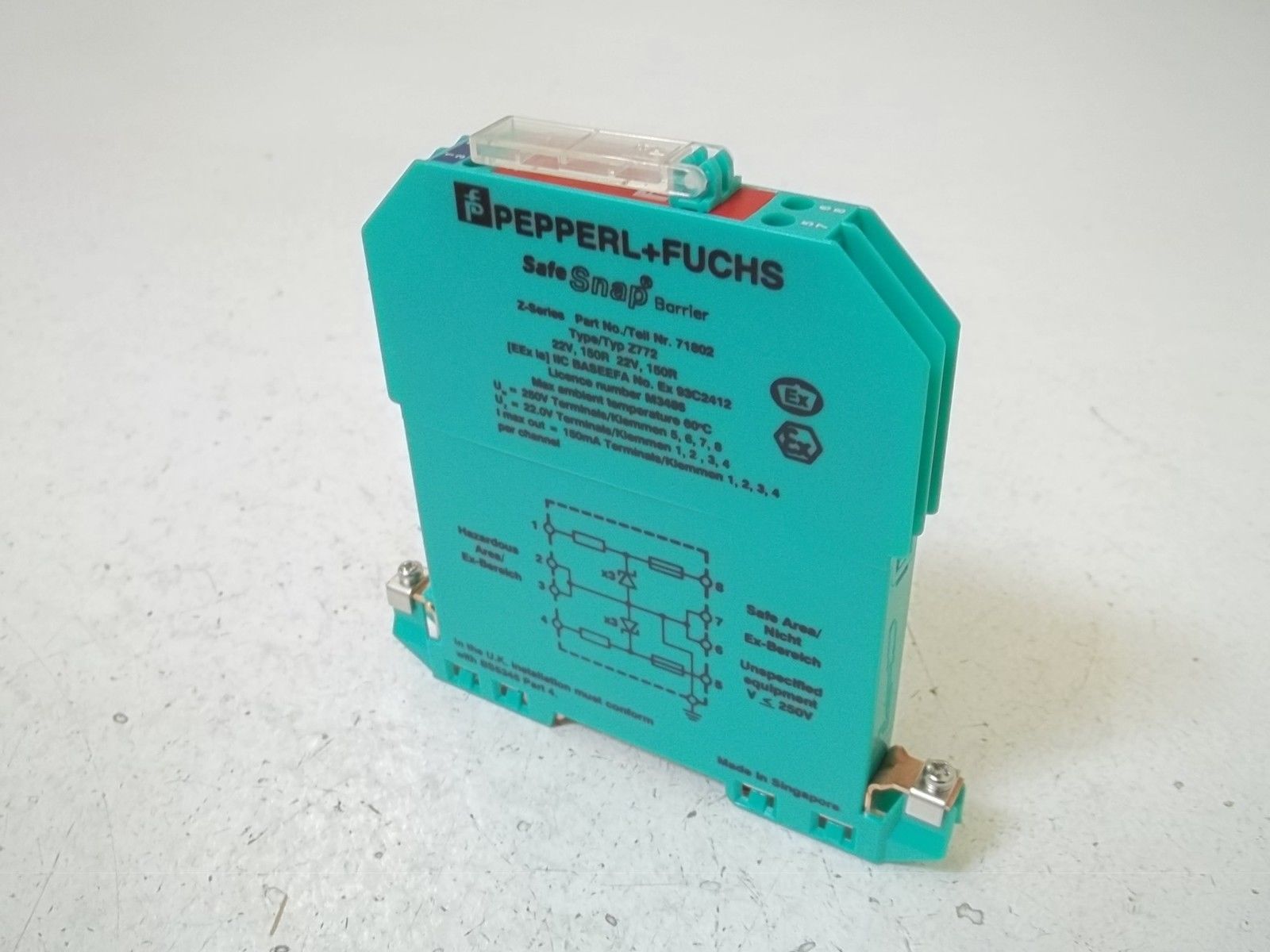 PEPPERL+FUCHS Z772 SAFE ISOLATED RELAY NSMP