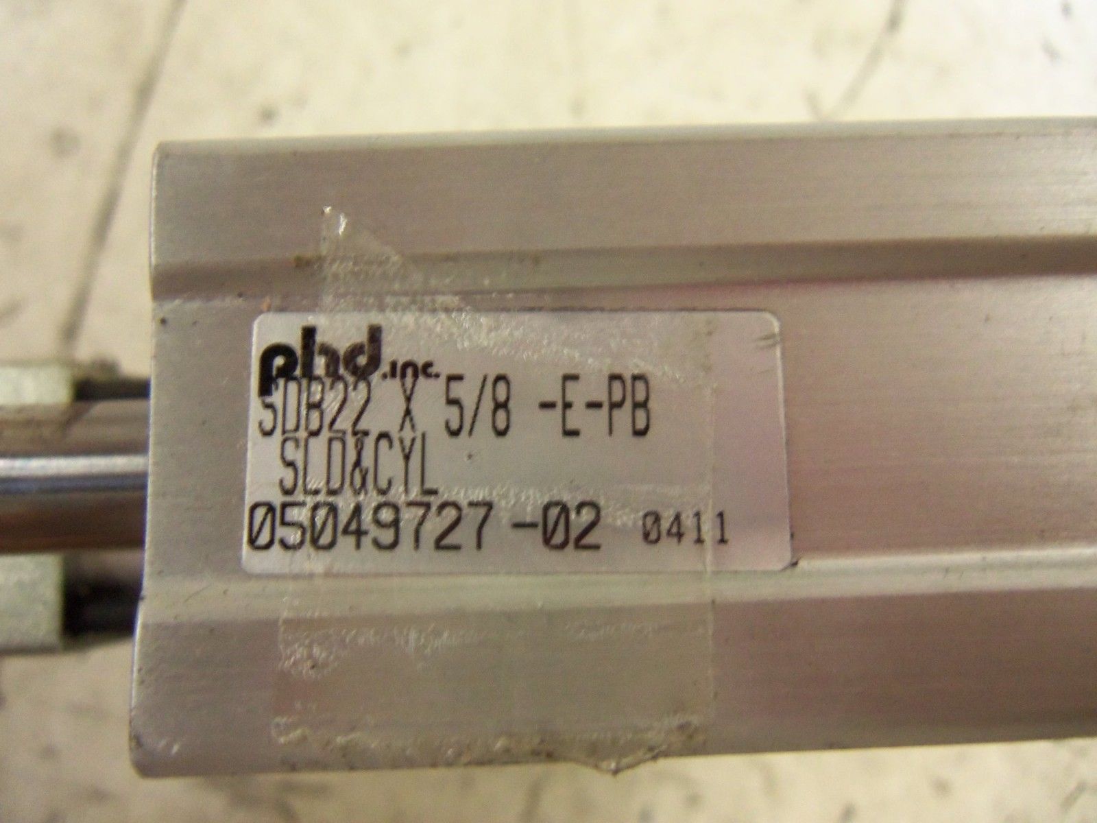 PHD SDB22X5/8-E-PB CYLINDER UNMP
