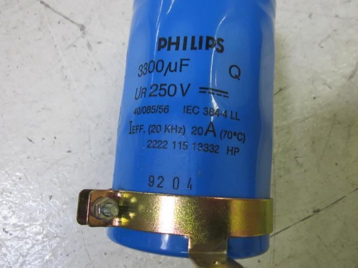PHILIPS 2222 115 13332 HP CAPACITOR 250V UNMP