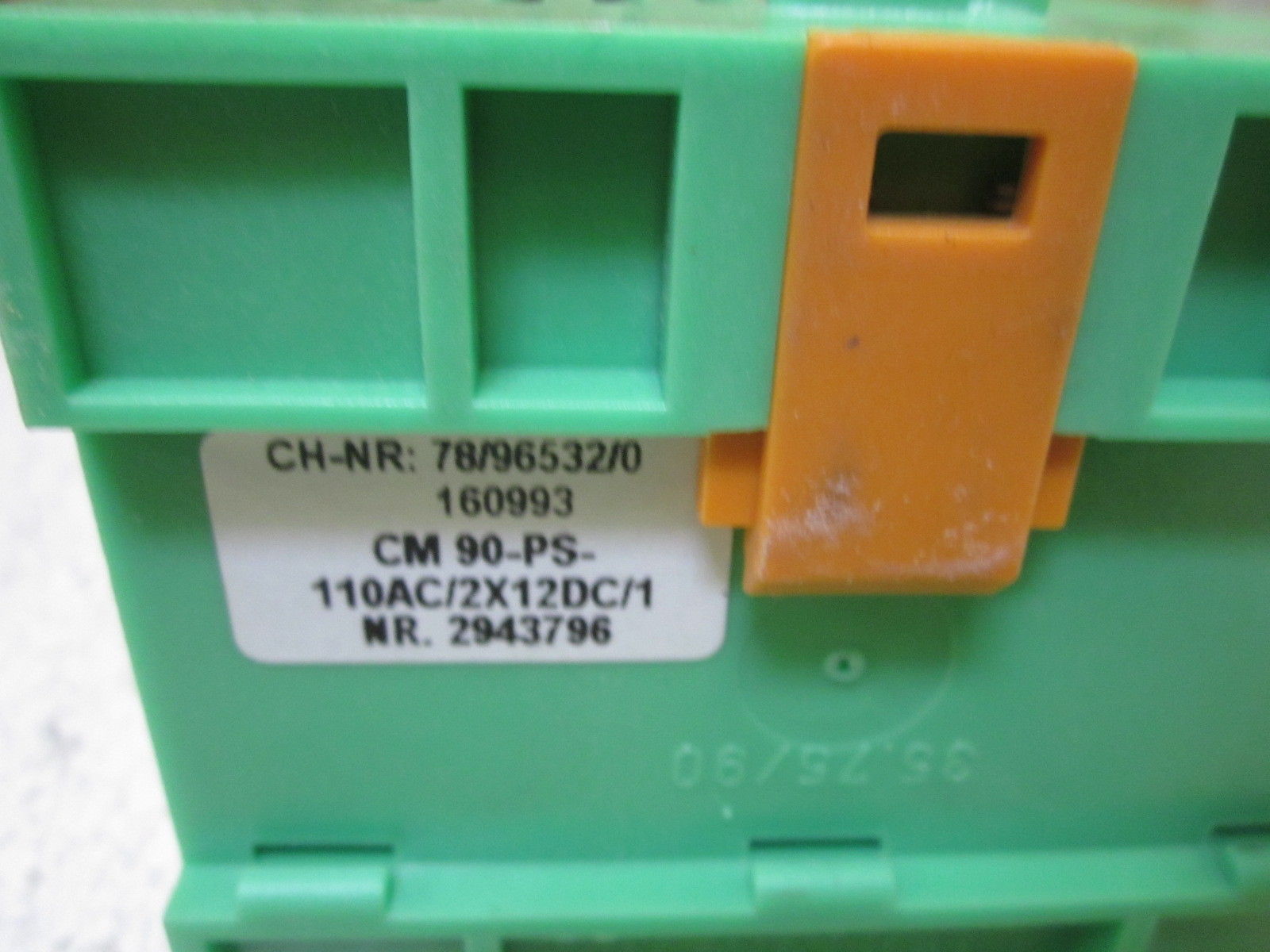 PHOENIX CONTACT CM 90-PS-110AC/2X12DC/1 DIN RAIL PWR SUPPLY UNMP