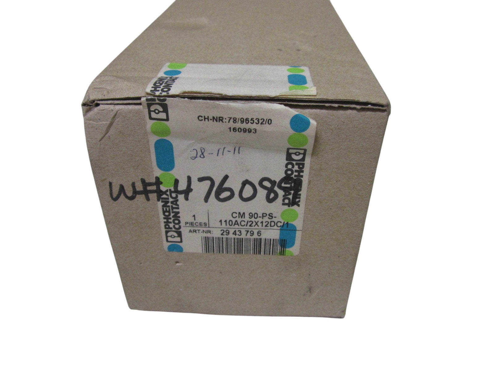 PHOENIX CONTACT CM 90-PS-110AC/2X12DC/1 DIN RAIL POWER SUPPLY NSMP
