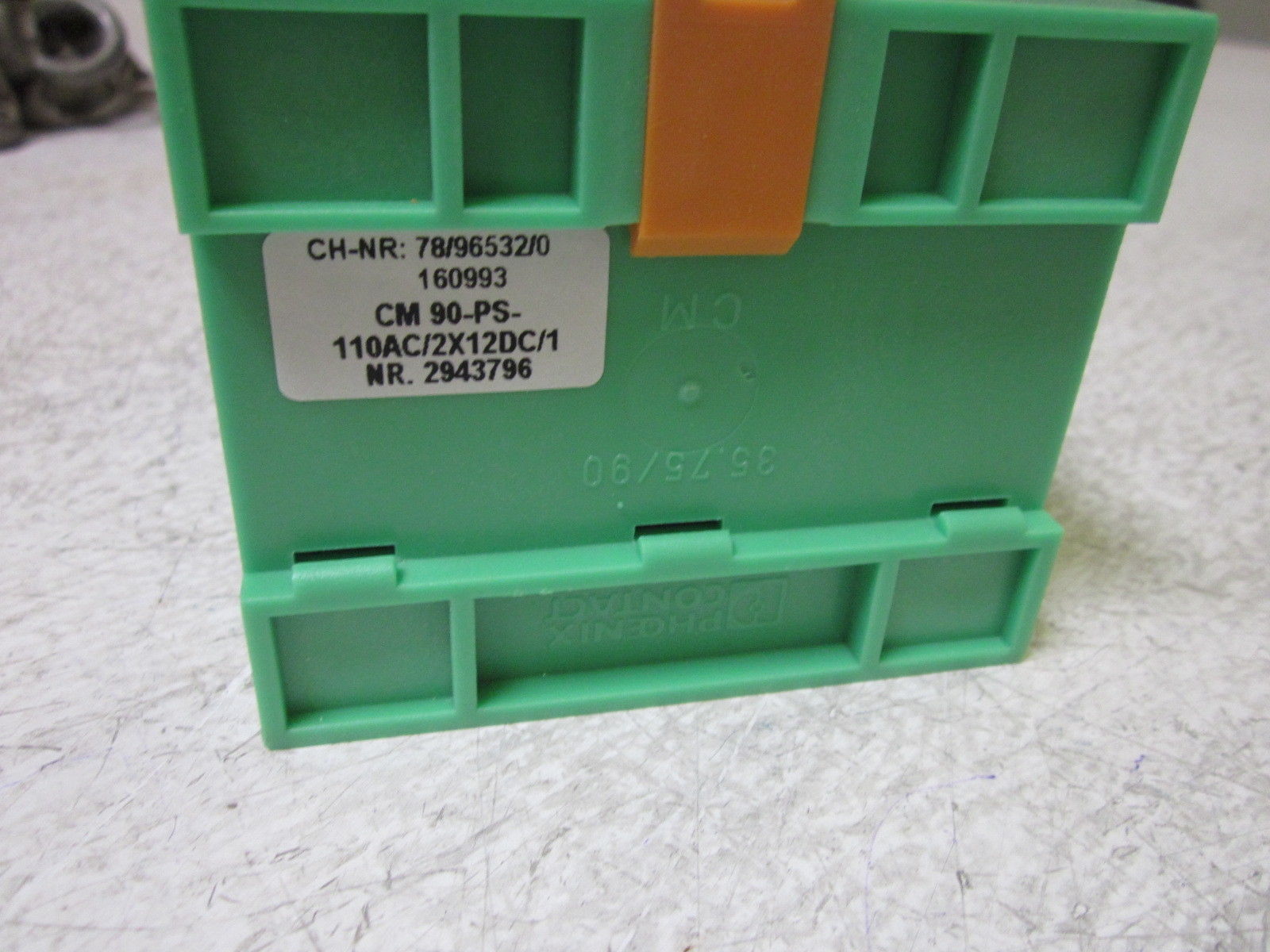 PHOENIX CONTACT CM 90-PS-110AC/2X12DC/1 DIN RAIL POWER SUPPLY NSMP