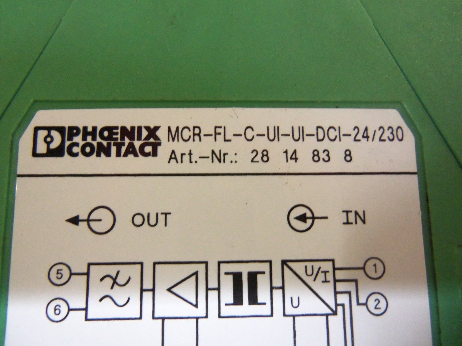PHOENIX CONTACT MCR-FL-C-UI-UI-DCI-24/230 TERMINAL UNMP