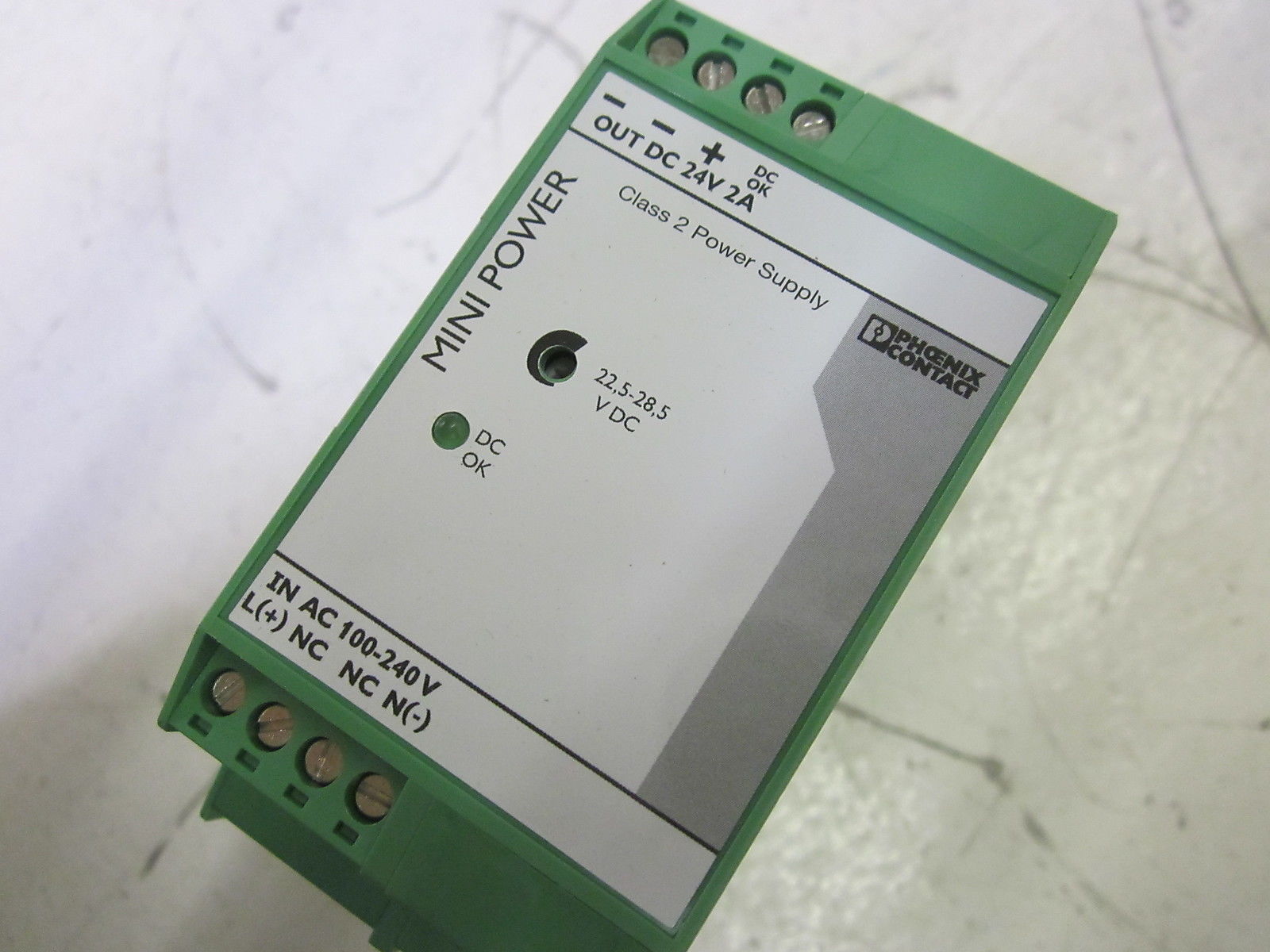 PHOENIX CONTACT MINI-PS-100-240AC/24DC/2 POWER SUPPLY  NSMP