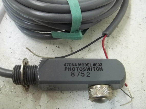 PHOTOSWITCH 47CN4-4002 SENSOR (AS PICTURED)  *NEW NO BOX*