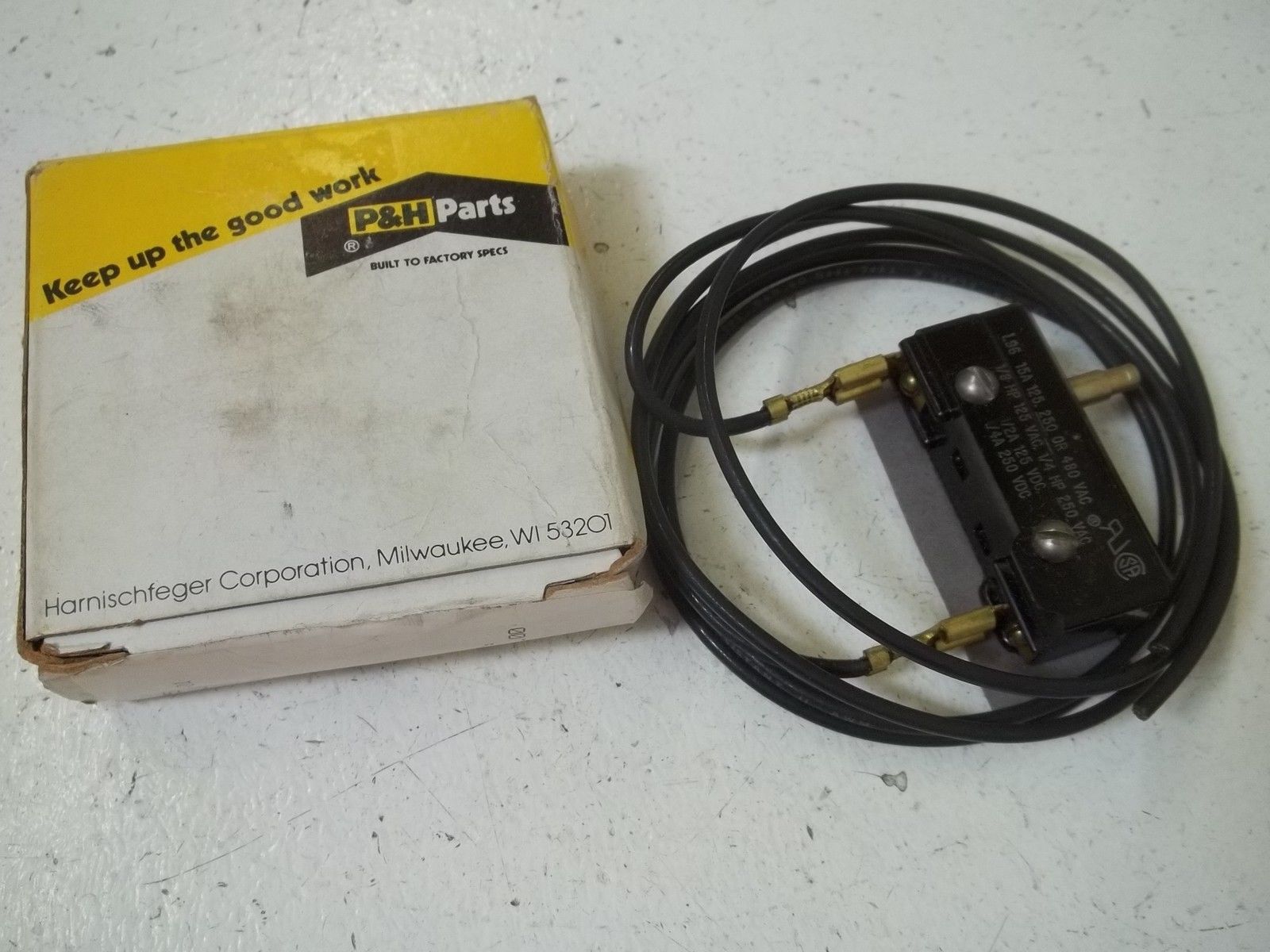 P & H PARTS WZ-7RS-D5 MICROSWITCH HOIST SWITCH UNMP