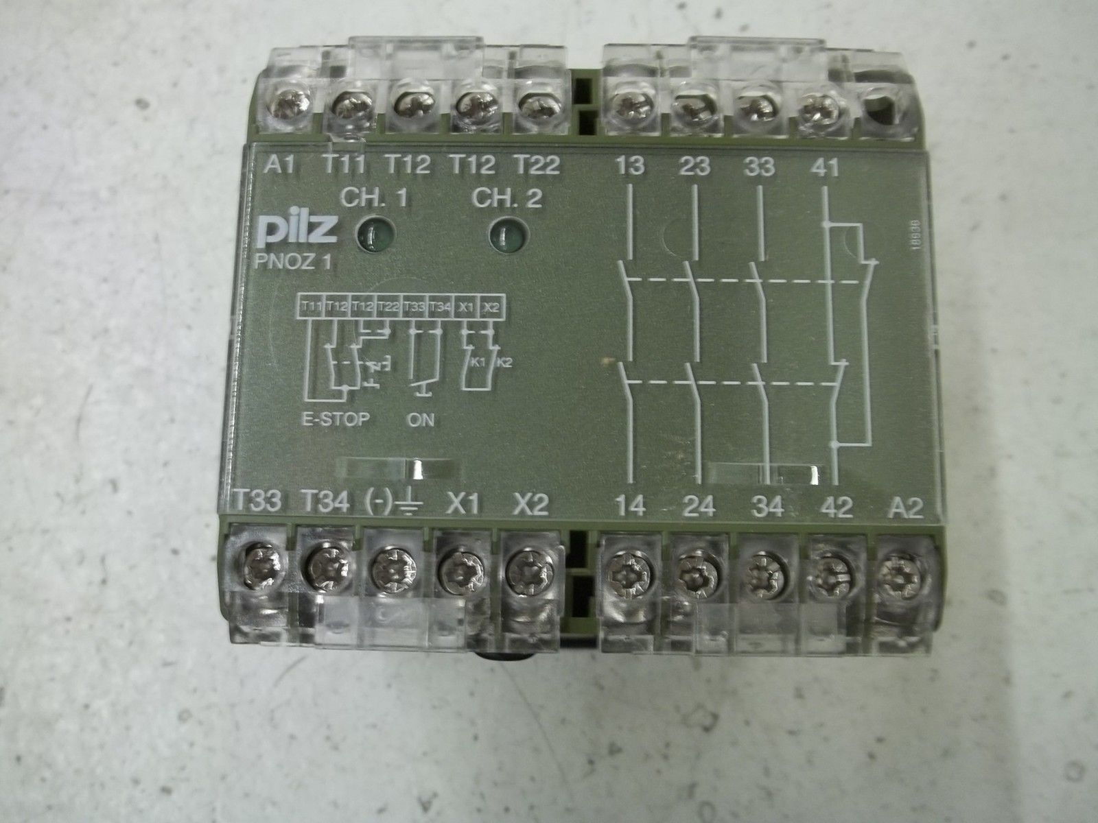 PILZ PNOZ1110VAC3S1O SAFETY RELAY 110VAC NSMP