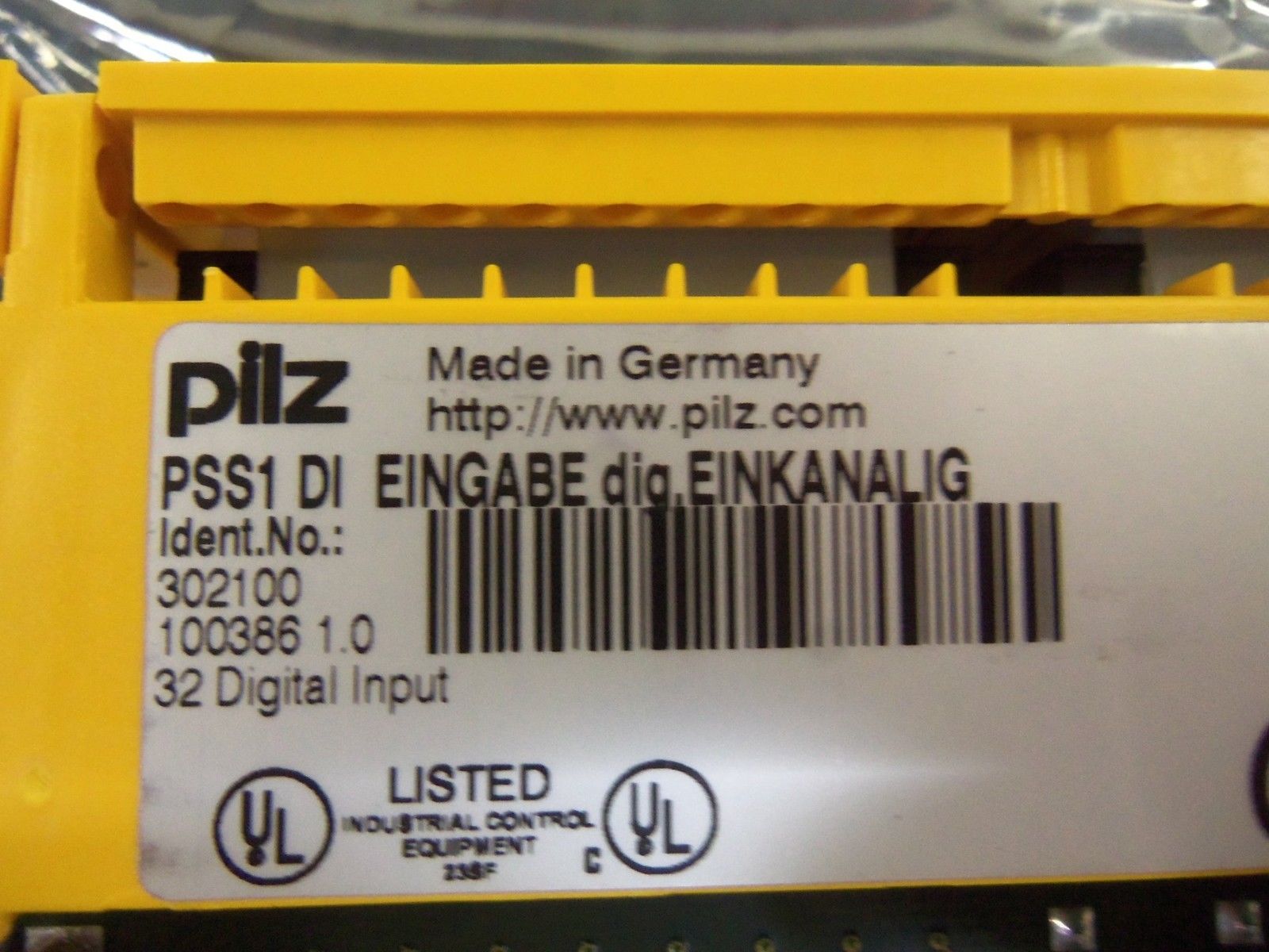 PILZ PSS1DI INPUT MODULE NSMP