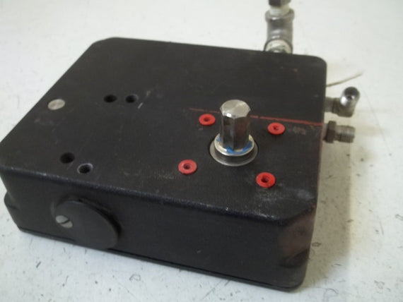 PMV P-1500 PNEUMATIC DOUBLE ACTING VALVE POSITIONER(AS PICTURED) *USED*