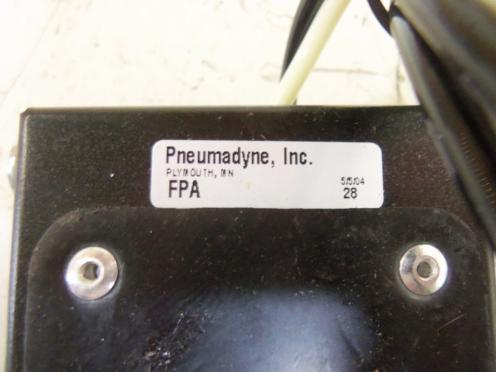 PNEUMADYNE FPA FOOT PEDAL UNMP