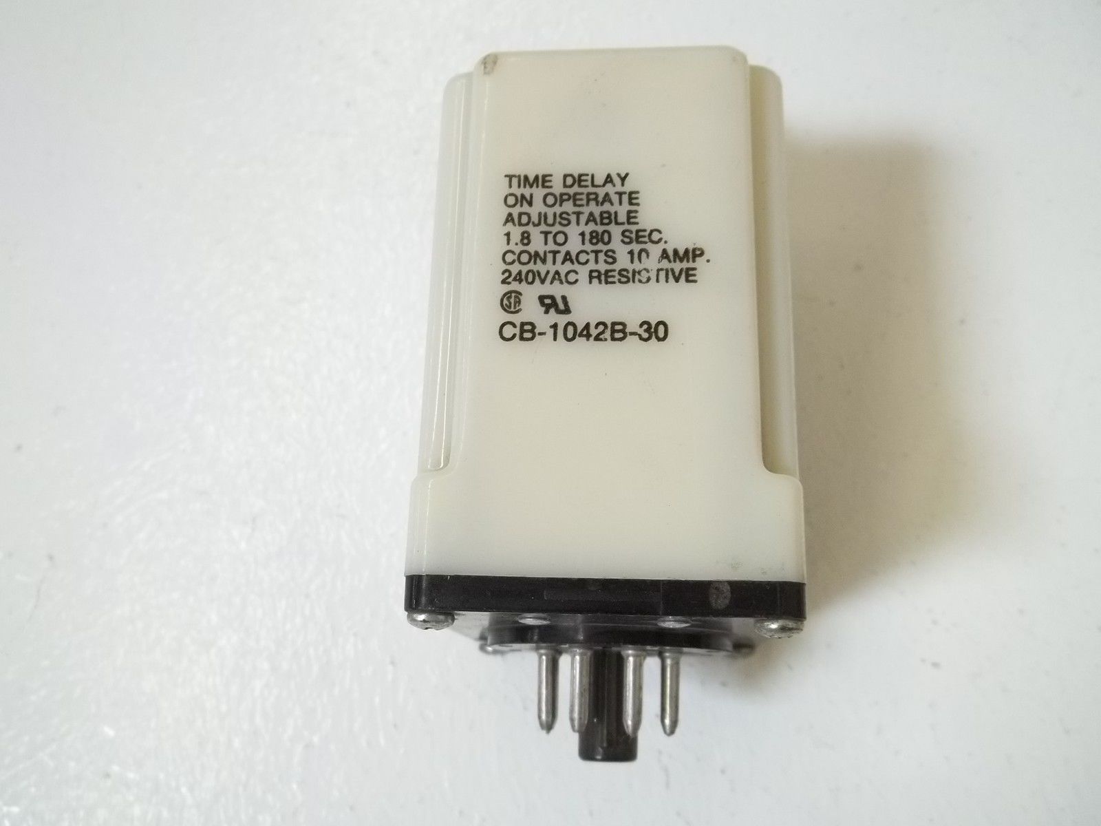 POTTER & BRUMFIELD CB-1042B-30 ADJ. TIMER DELAY RELAY UNMP