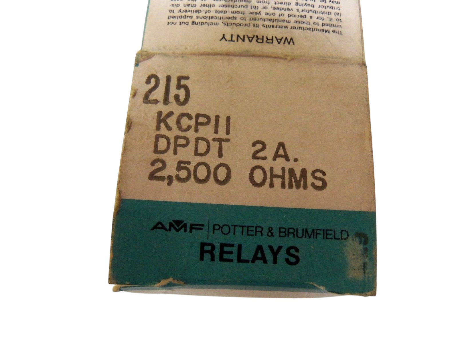 POTTER & BRUMFIELD PLATE CIRCUIT KCPII NSMP