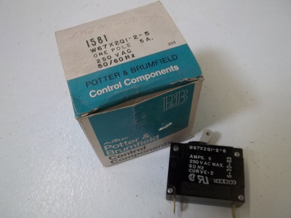 POTTER & BRUMFIELD W67X2Q1-2-5 CIRCUIT BREAKER NSMP