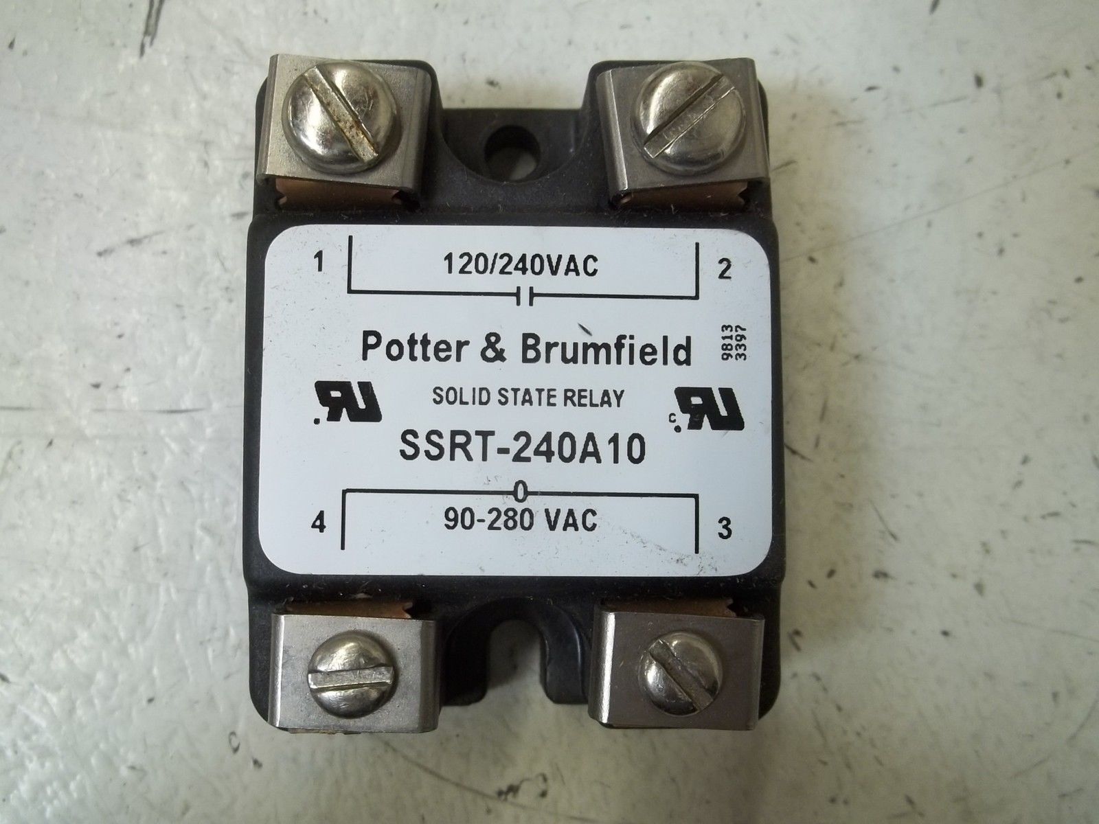 POTTER & BRUMFIELD SSRT-240A10 SOLID STATE RELAY *NEW NO BOX*
