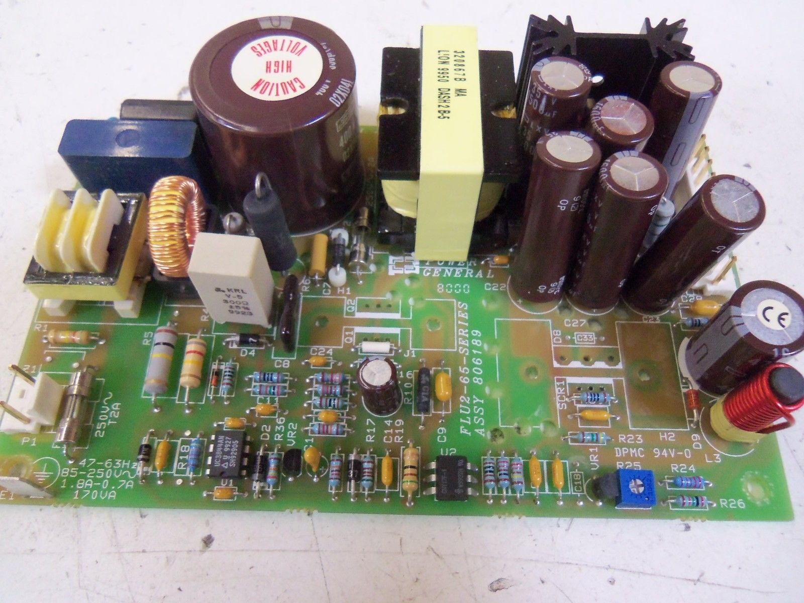 POWER GENERAL FLU2-65-2-6806 POWER SUPPLY BOARD  *NEW NO BOX*