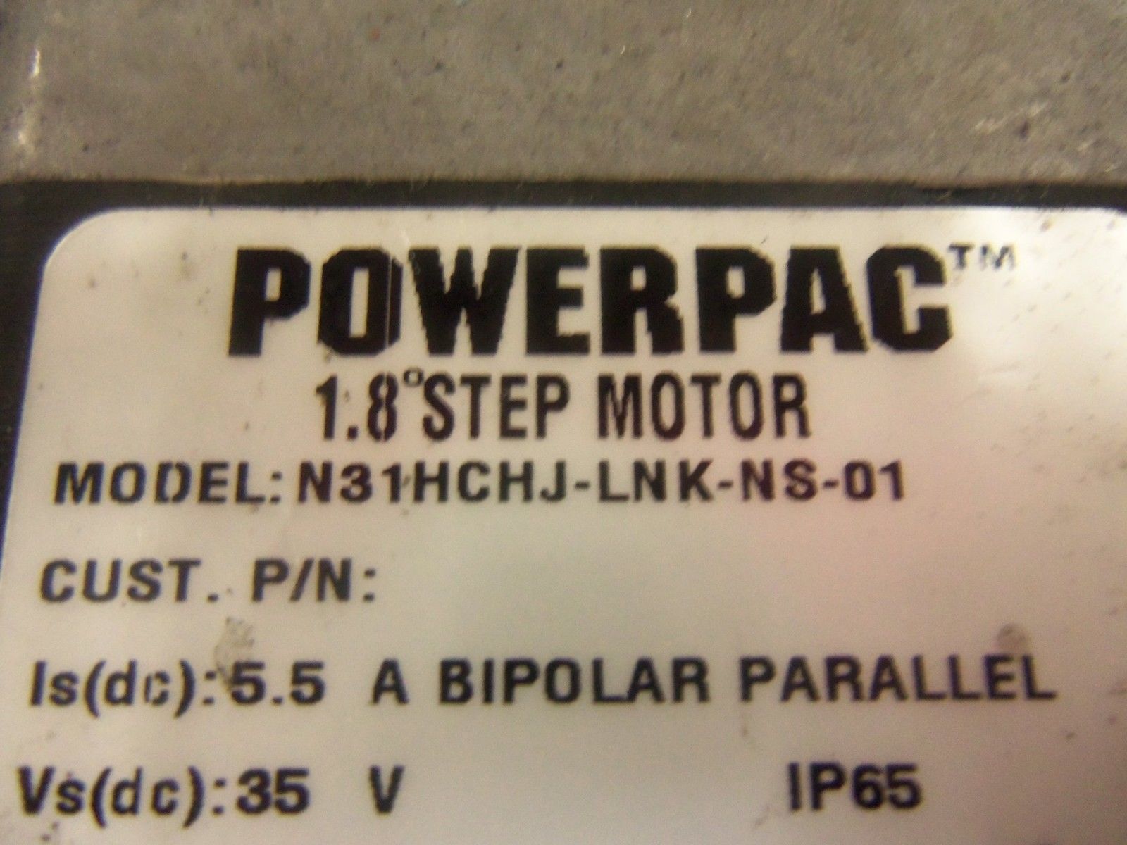 POWER PAC N31HCHJ-LNK-NS-01 UNMP