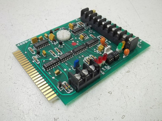 POWER PROCESS CONTROLS 4889-C I/O BOARD *USED*