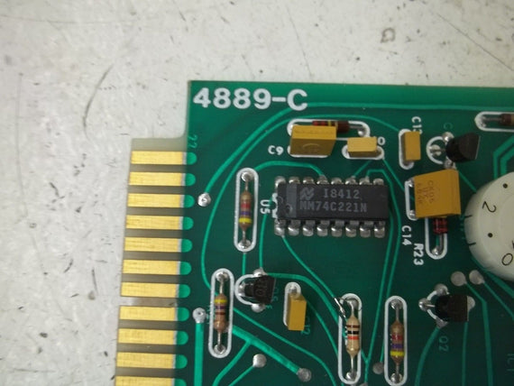 POWER PROCESS CONTROLS 4889-C I/O BOARD *USED*