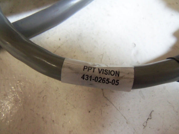 PPT VISION CABLE CONNECTOR 431-0265-05 6PINS *USED*