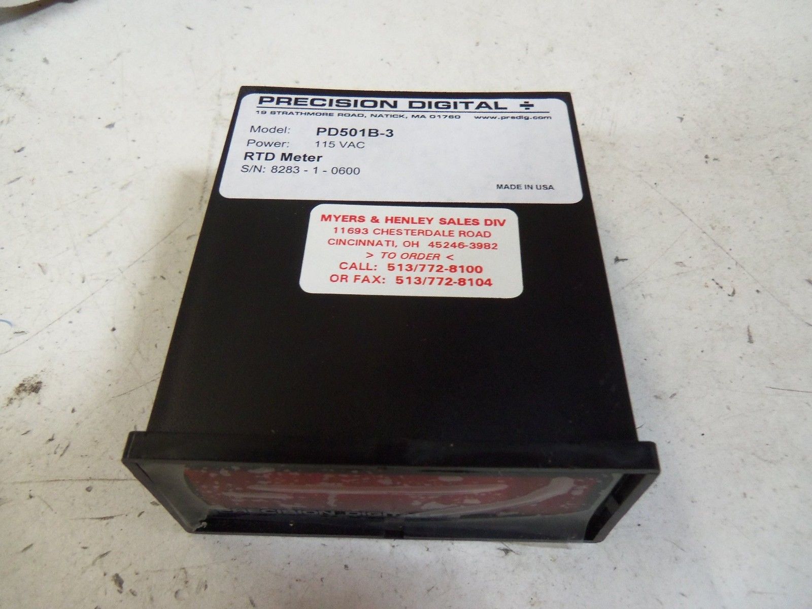 PRECISION DIGITAL PD501B-3 *NEW IN BOX*