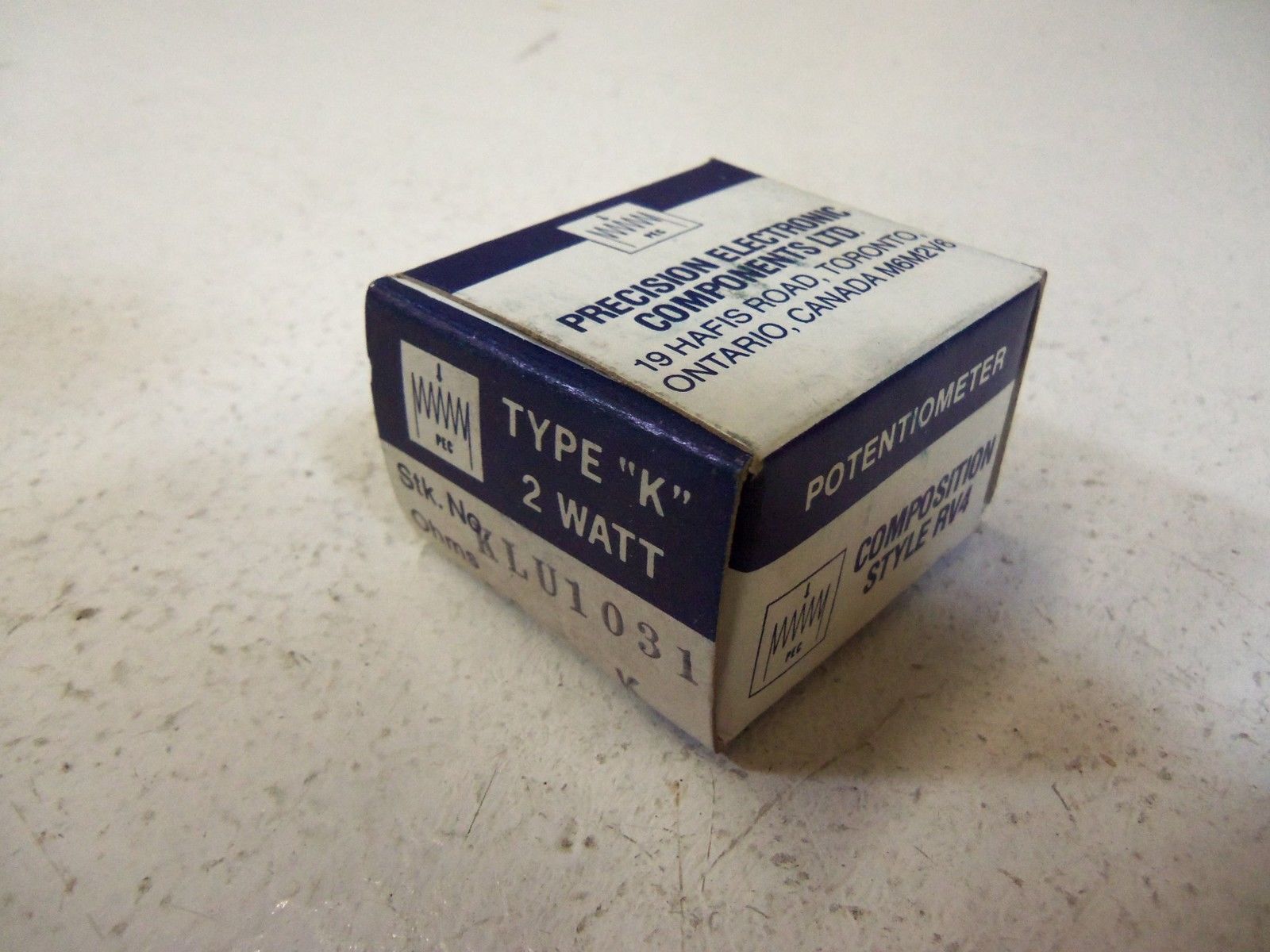 PRECISION ELECTRONICS KLU1031 NSMP