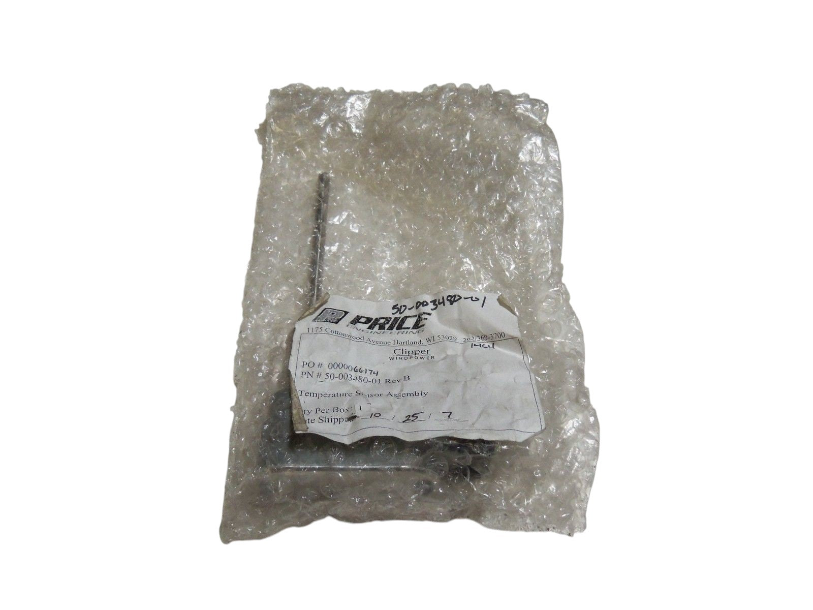 PRICE 50-00348-01 TEMPERATURE SENSOR ASSEMBLY NSNP