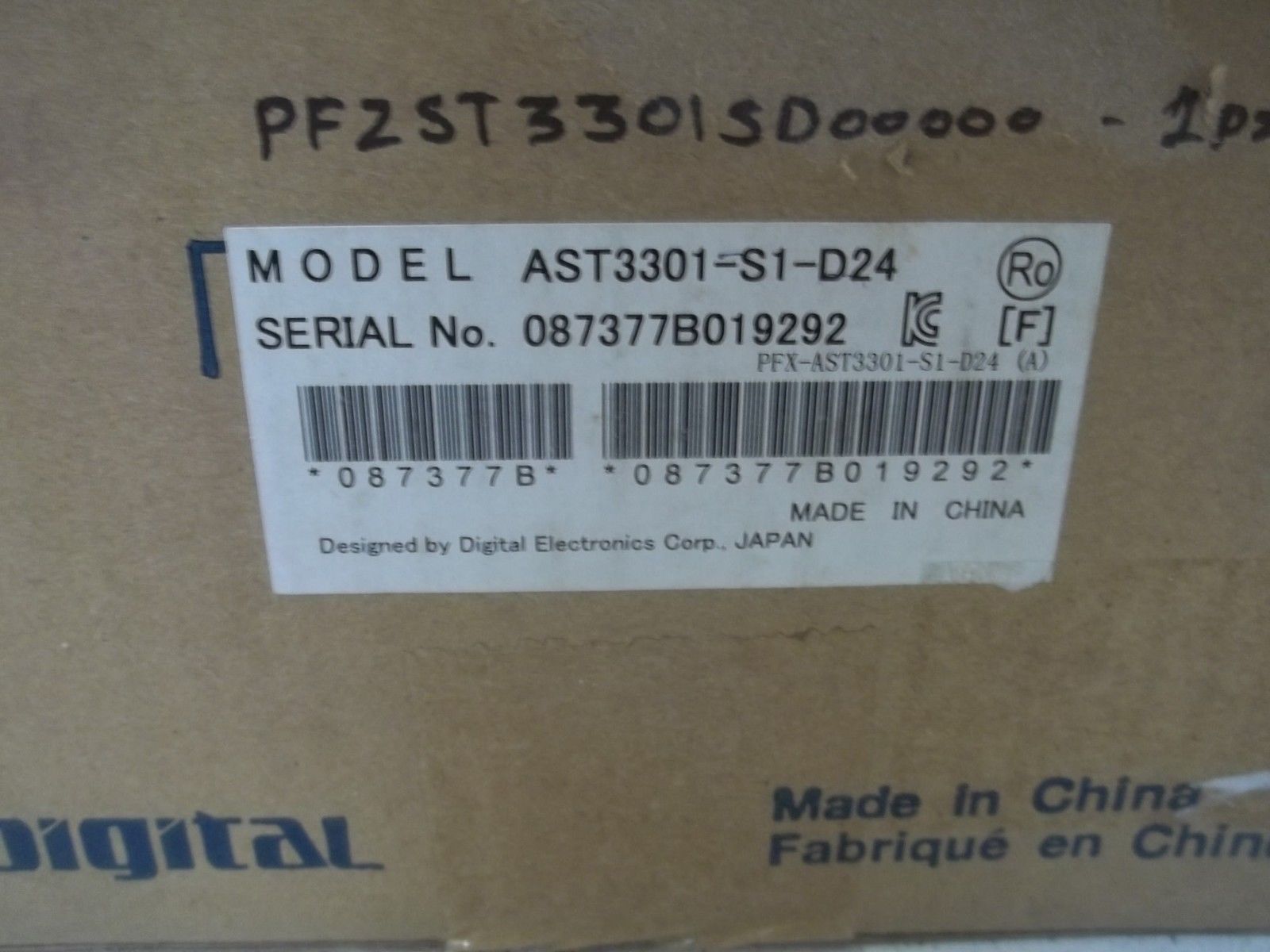 PRO-FACE AST3301-S1-D24 TOUCH SCREEN PANEL NSMP