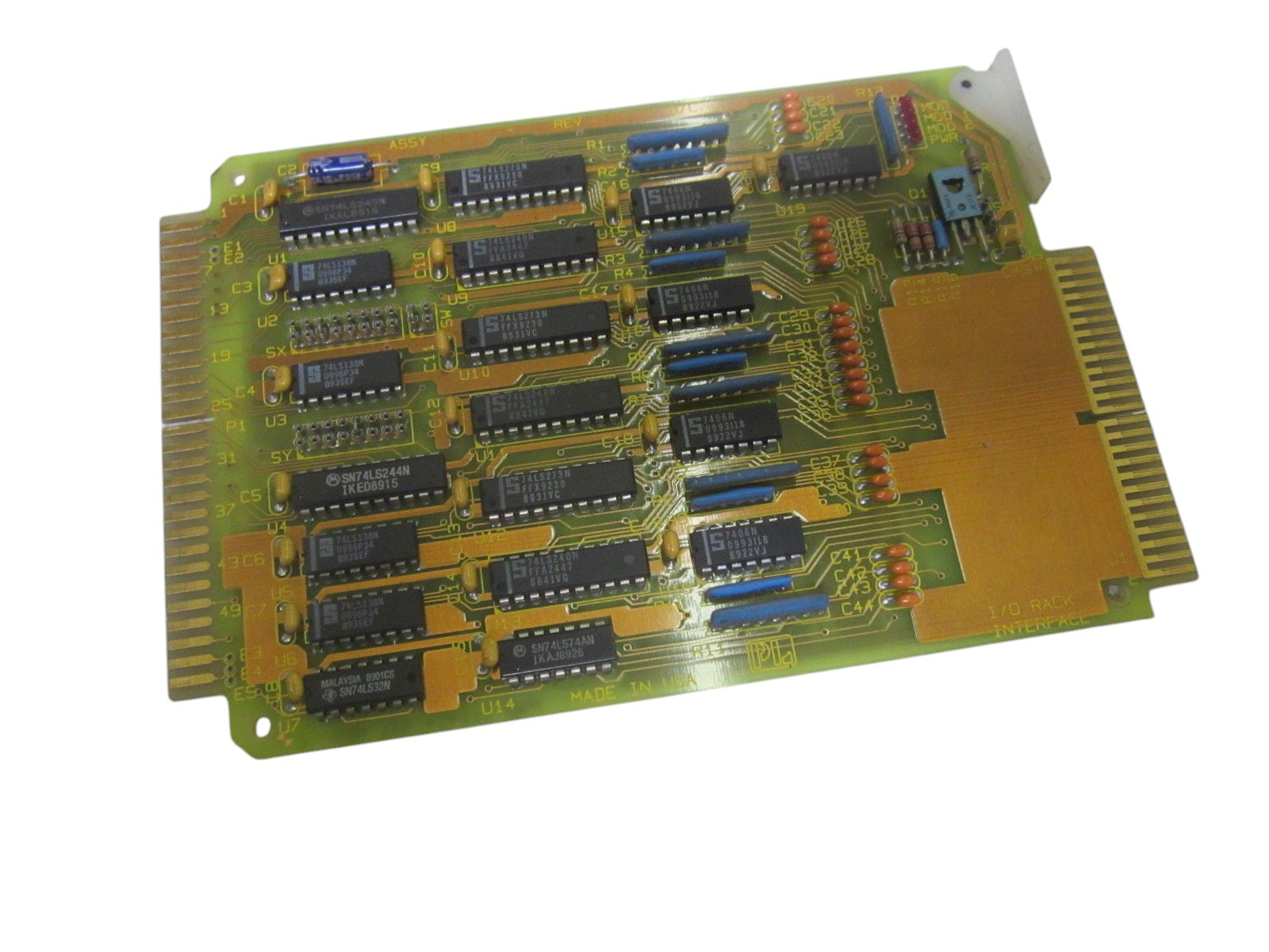 PRO-LOG PL TEK 110414-001 REV.C I/O RACK INTERFACE CARD  UNMP